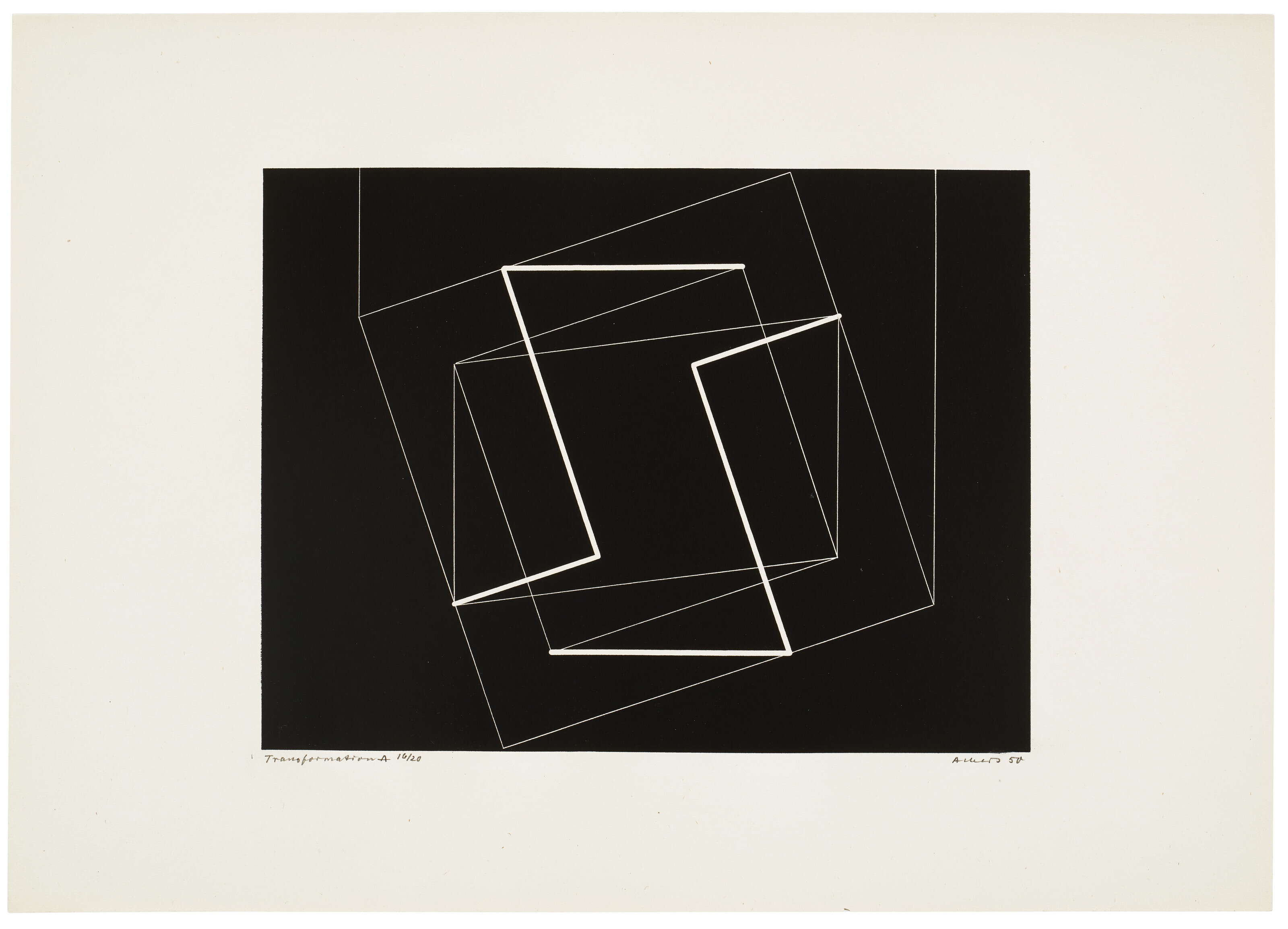 Josef Albers — Трансформация A-D, изображение 2
