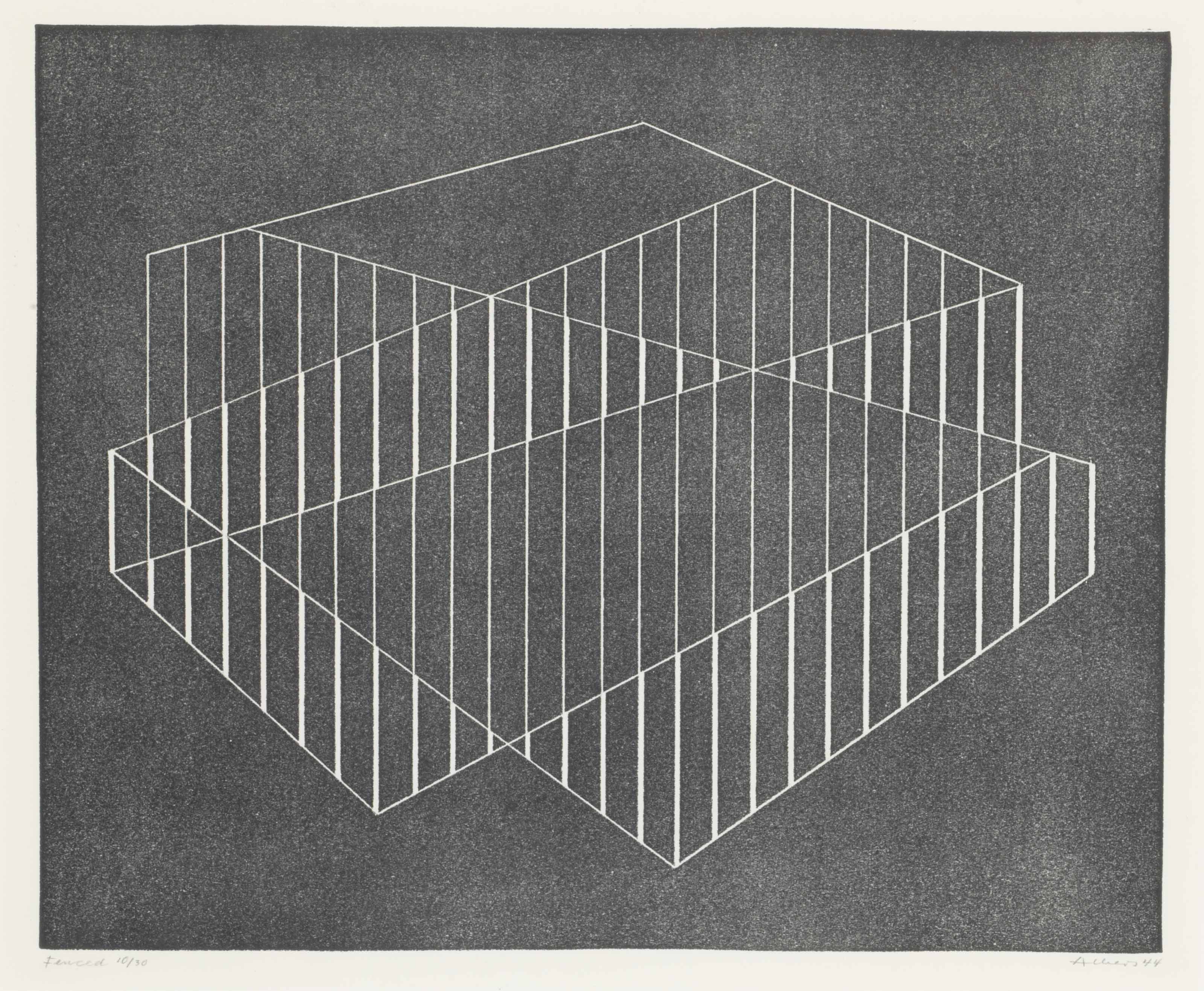 Josef Albers — Огороженный забором