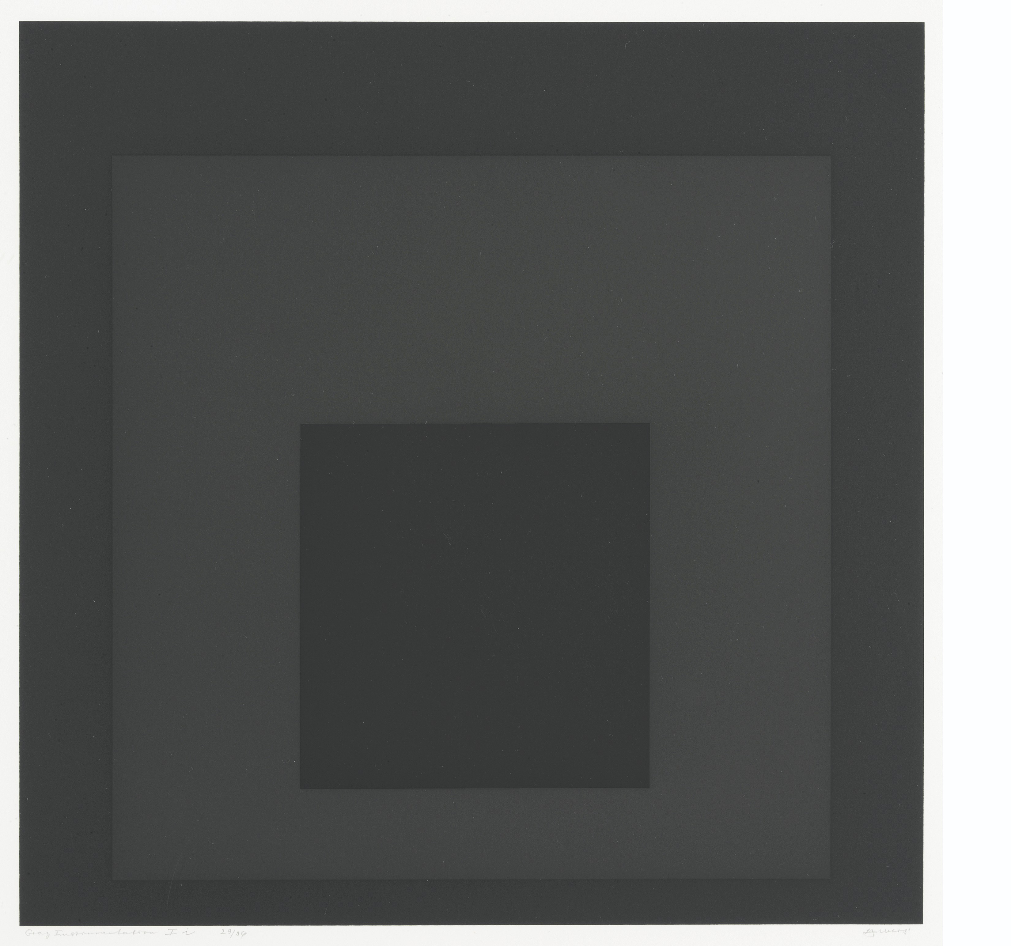 Josef Albers — Серый инструментарий I: пять пластин, изображение 3