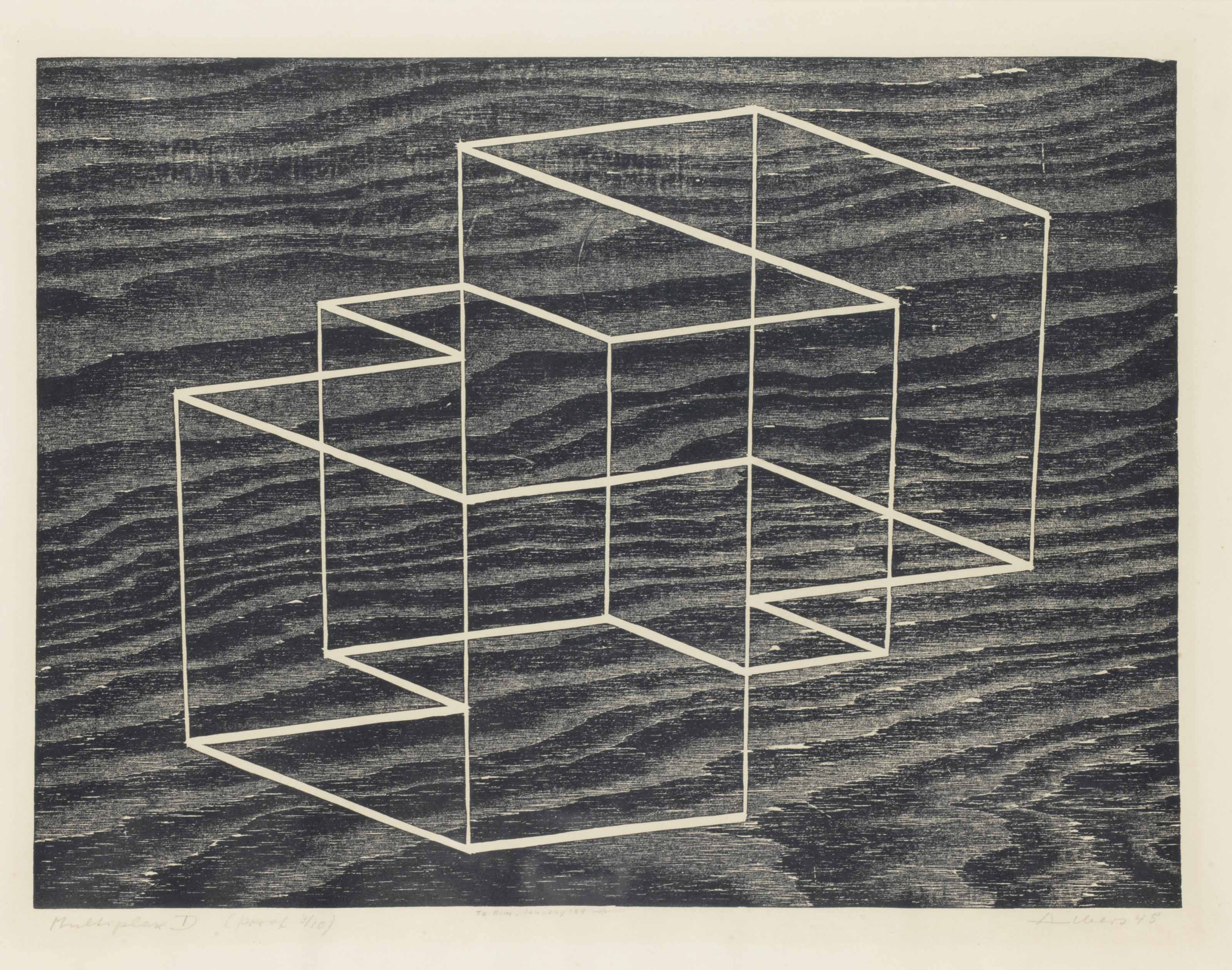Josef Albers — Мультиплекс D