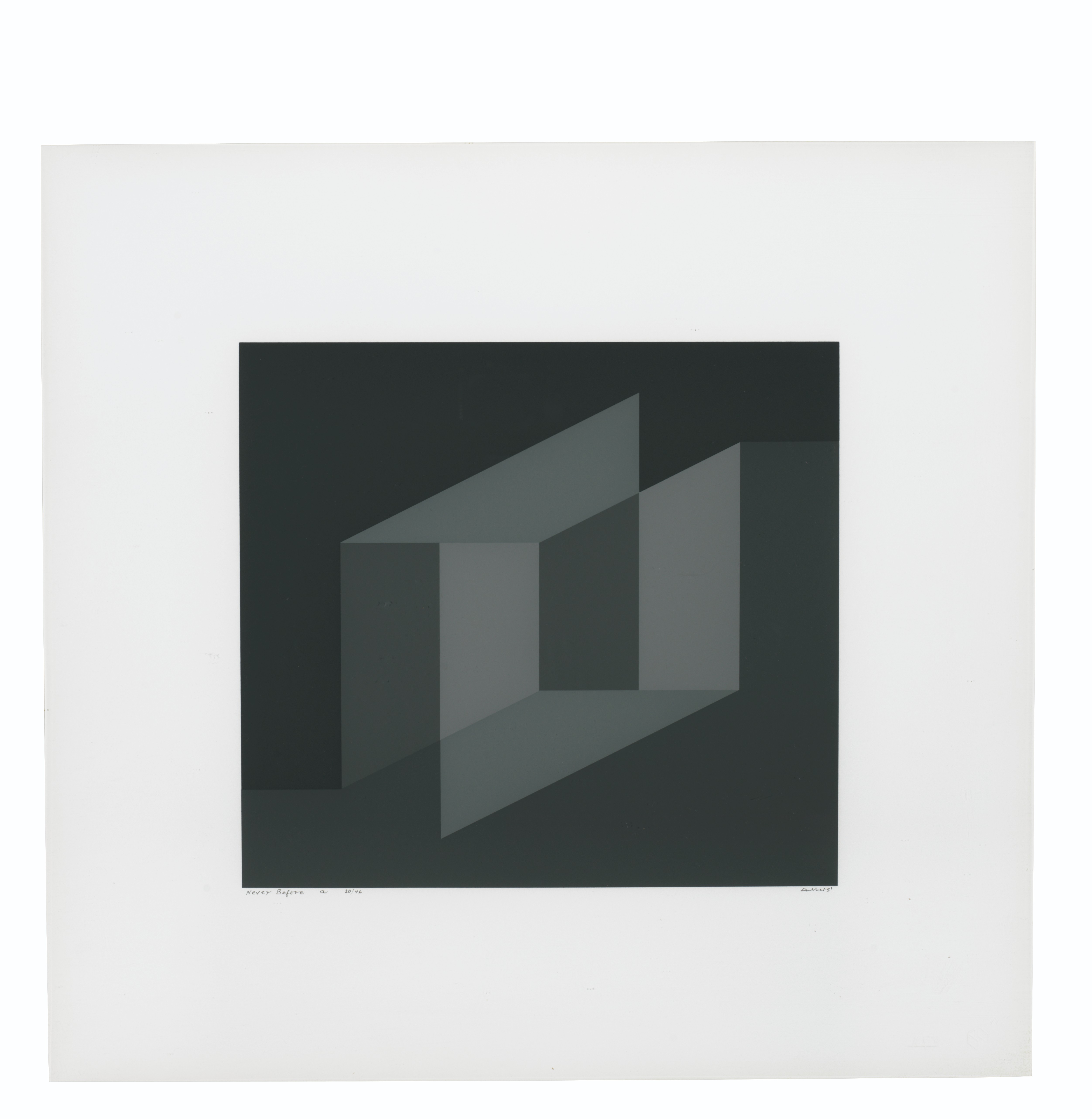 Josef Albers — Никогда раньше: шесть тарелок, изображение 2