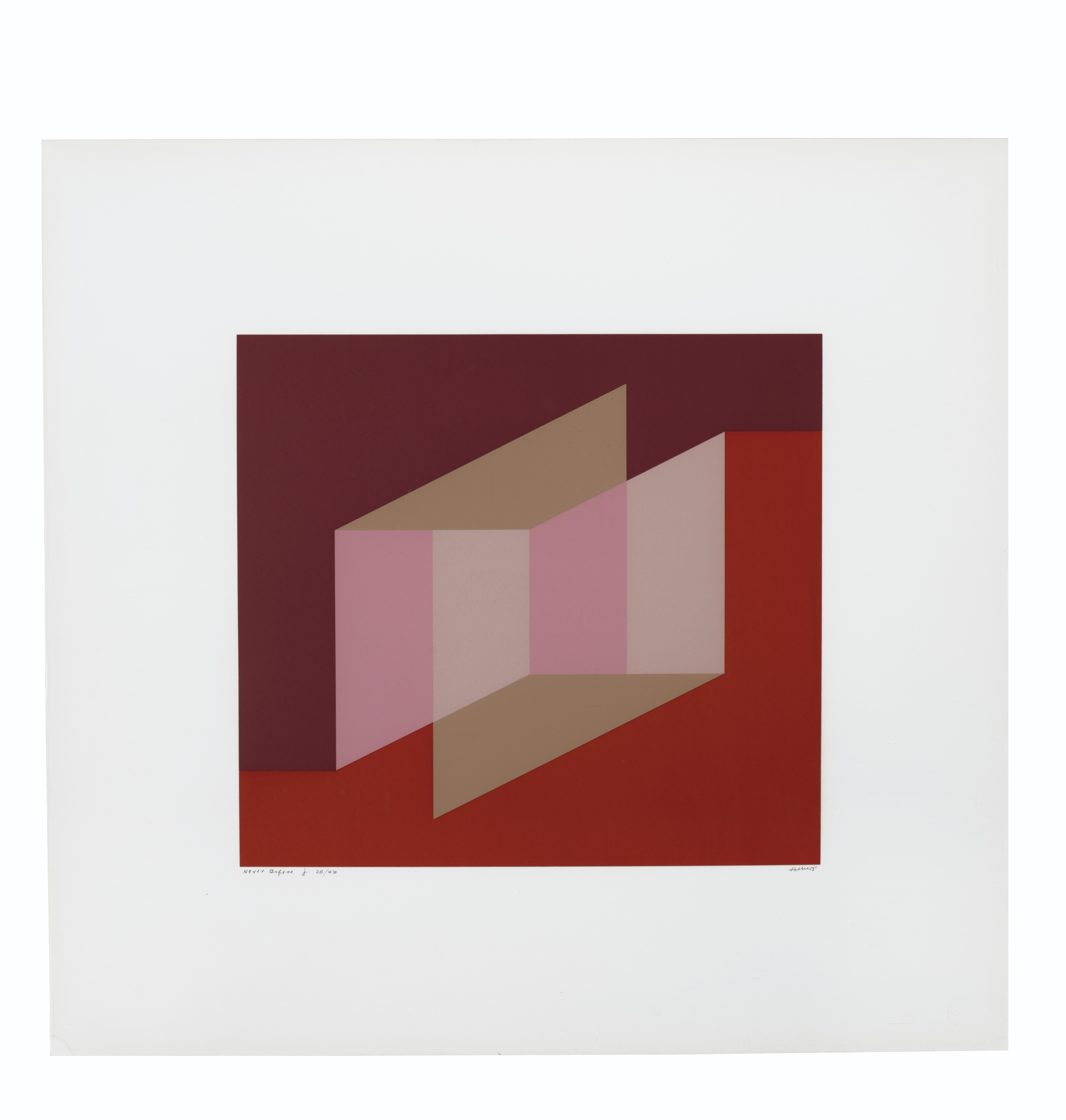 Josef Albers — Никогда раньше: шесть тарелок, изображение 4