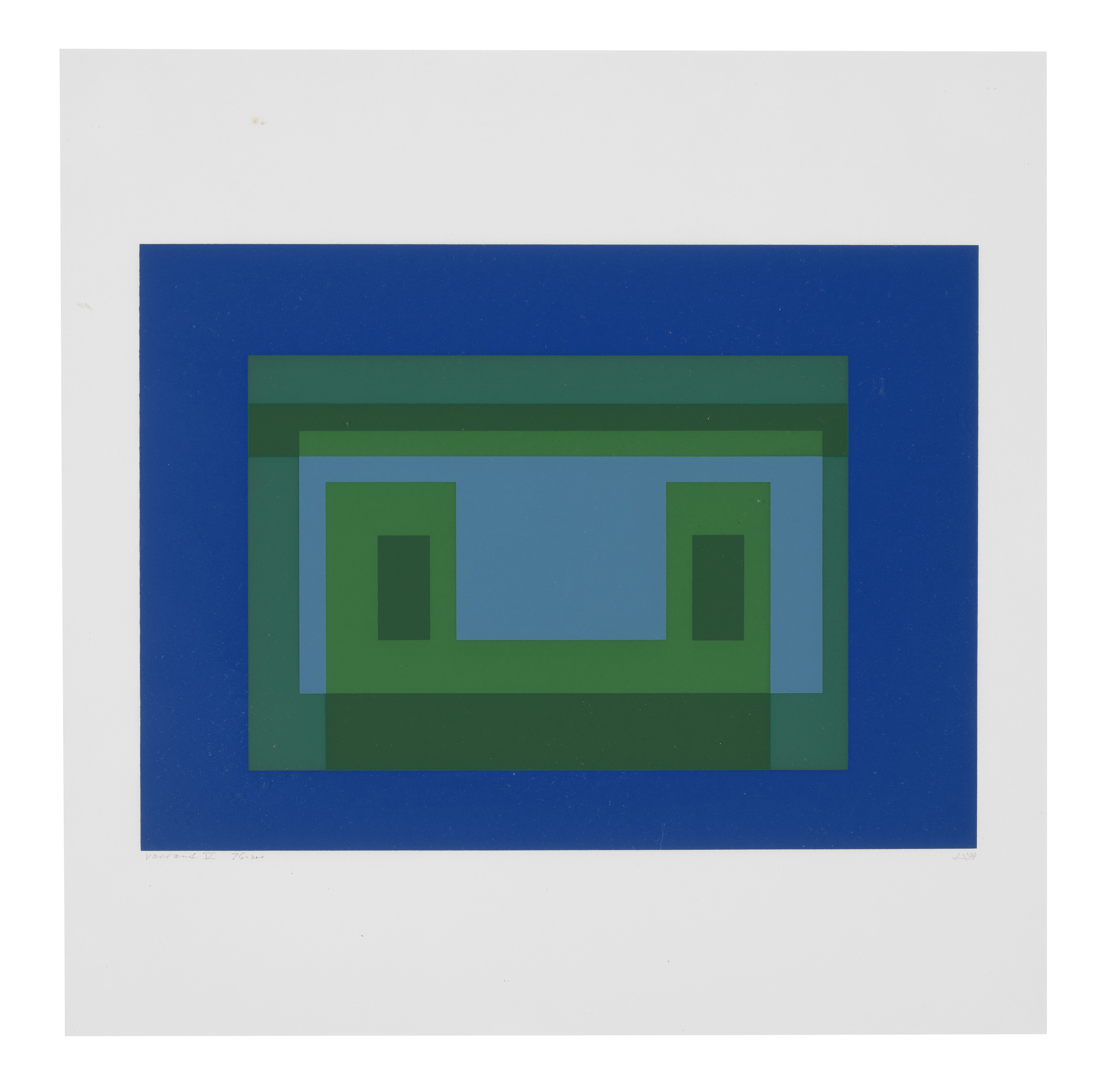 Josef Albers — Десять вариантов: два принта, изображение 2