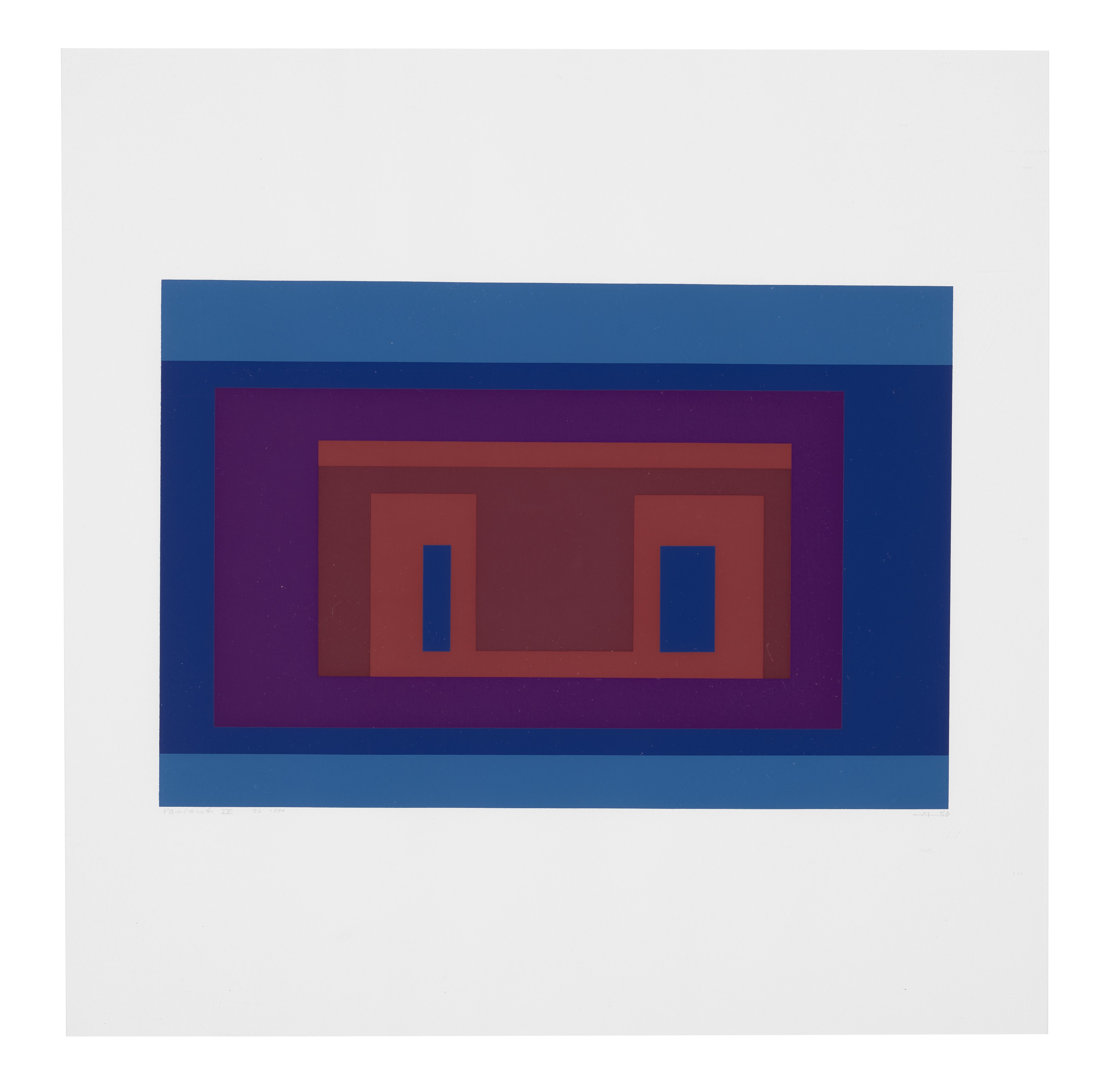 Josef Albers — Десять вариантов: два принта, изображение 3