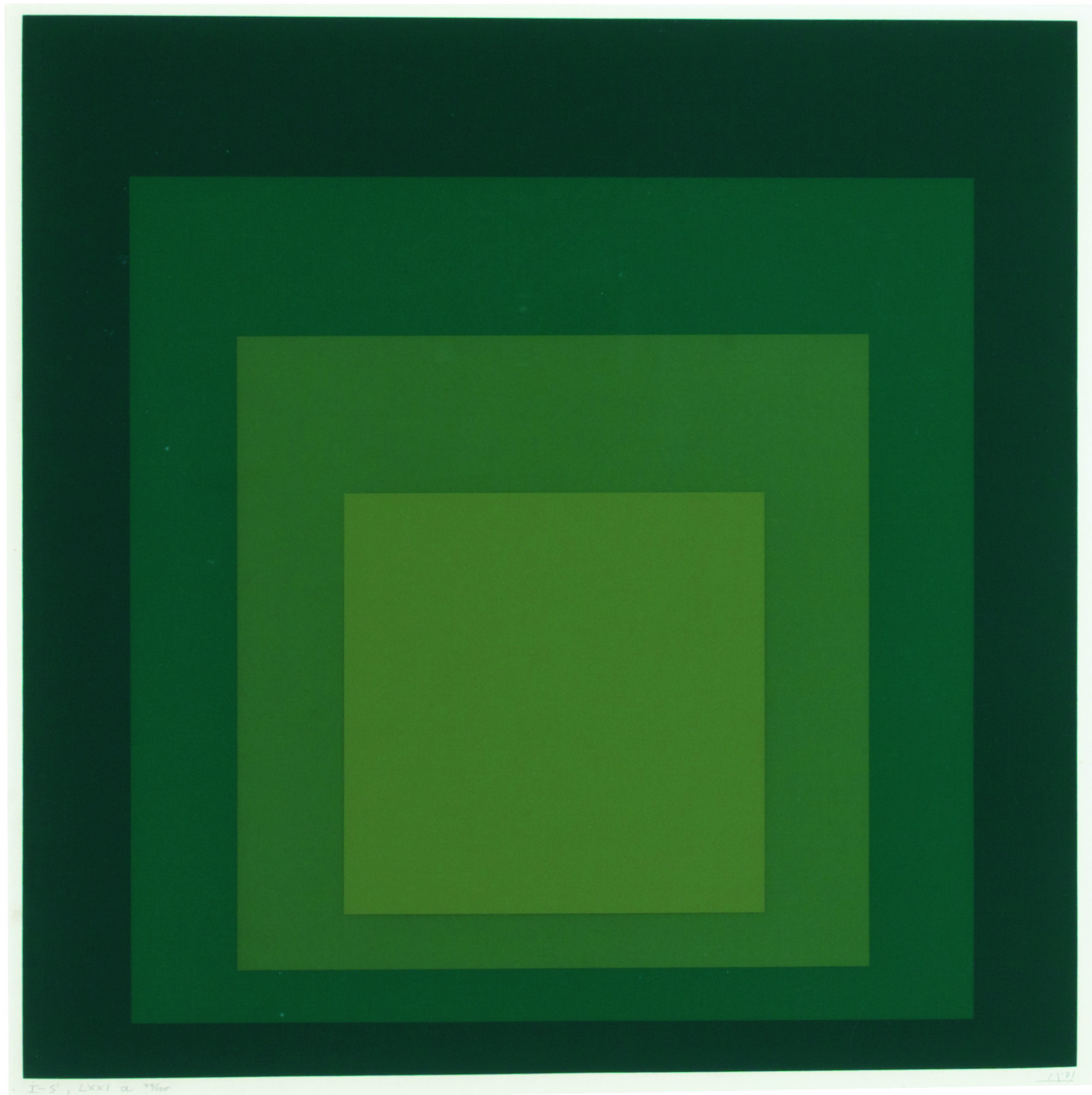 Josef Albers — Я-S LXXI b, изображение 2