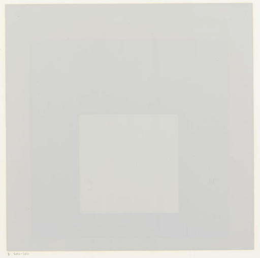 Josef Albers — Перламутр, от мягкого края до твердого края (Danilowitz 165.3)