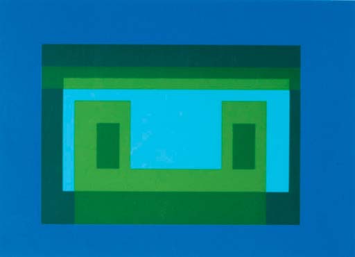 Josef Albers — Десять вариантов : три тарелки (Danilowitz 173)