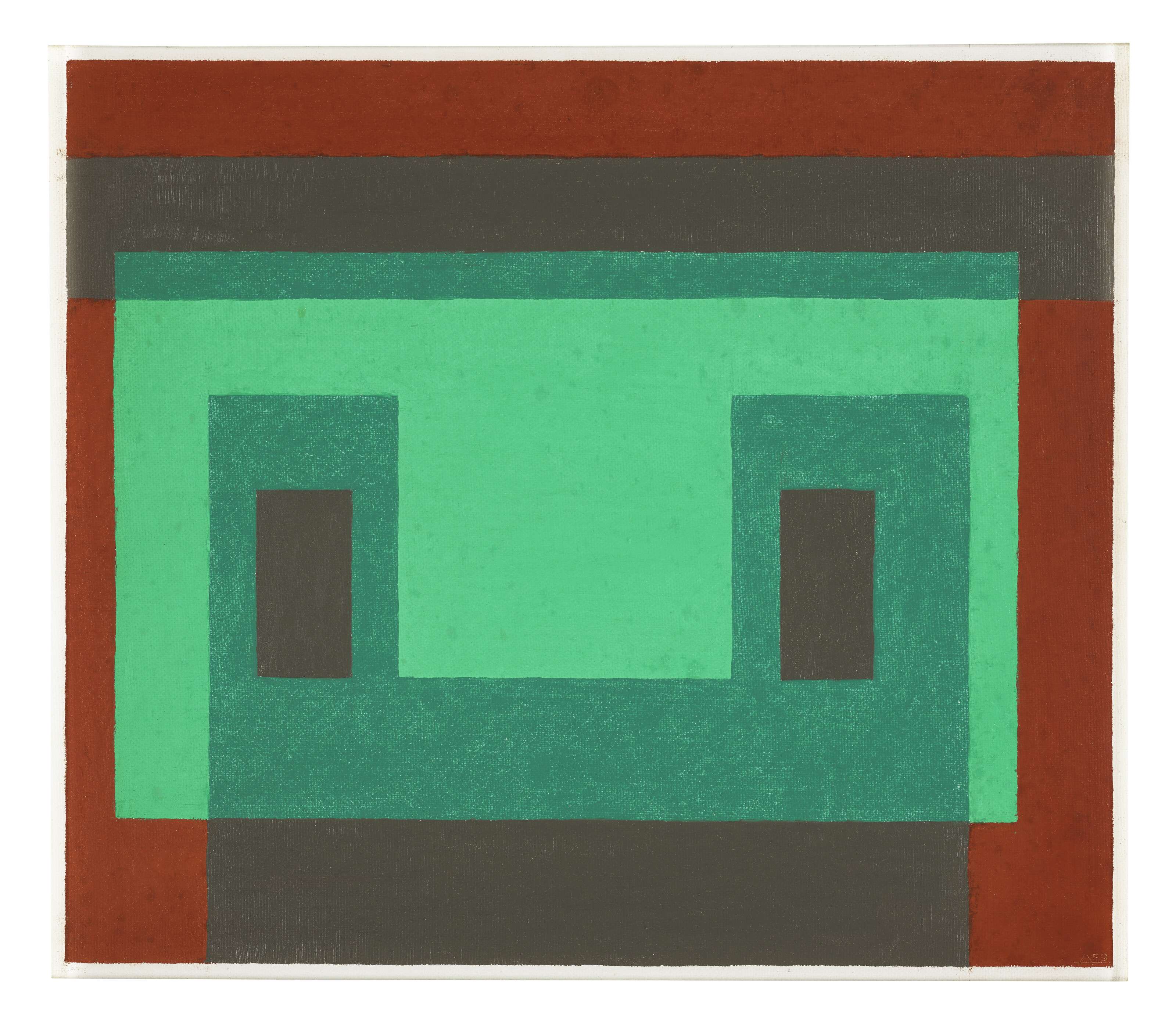 Josef Albers — Светло-зеленый фасад
