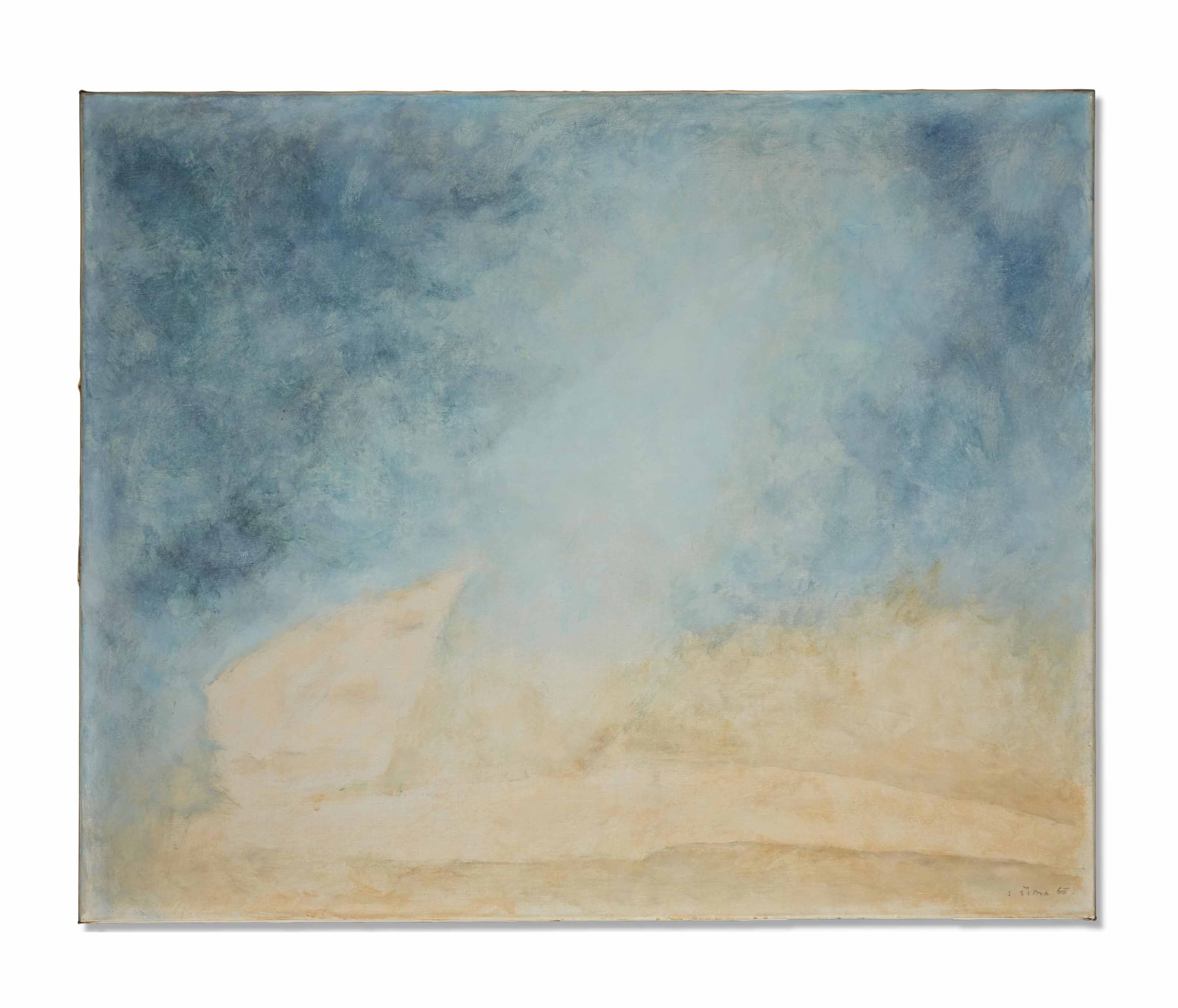 Josef Síma — Размер оплаты: bleu lumineux 2