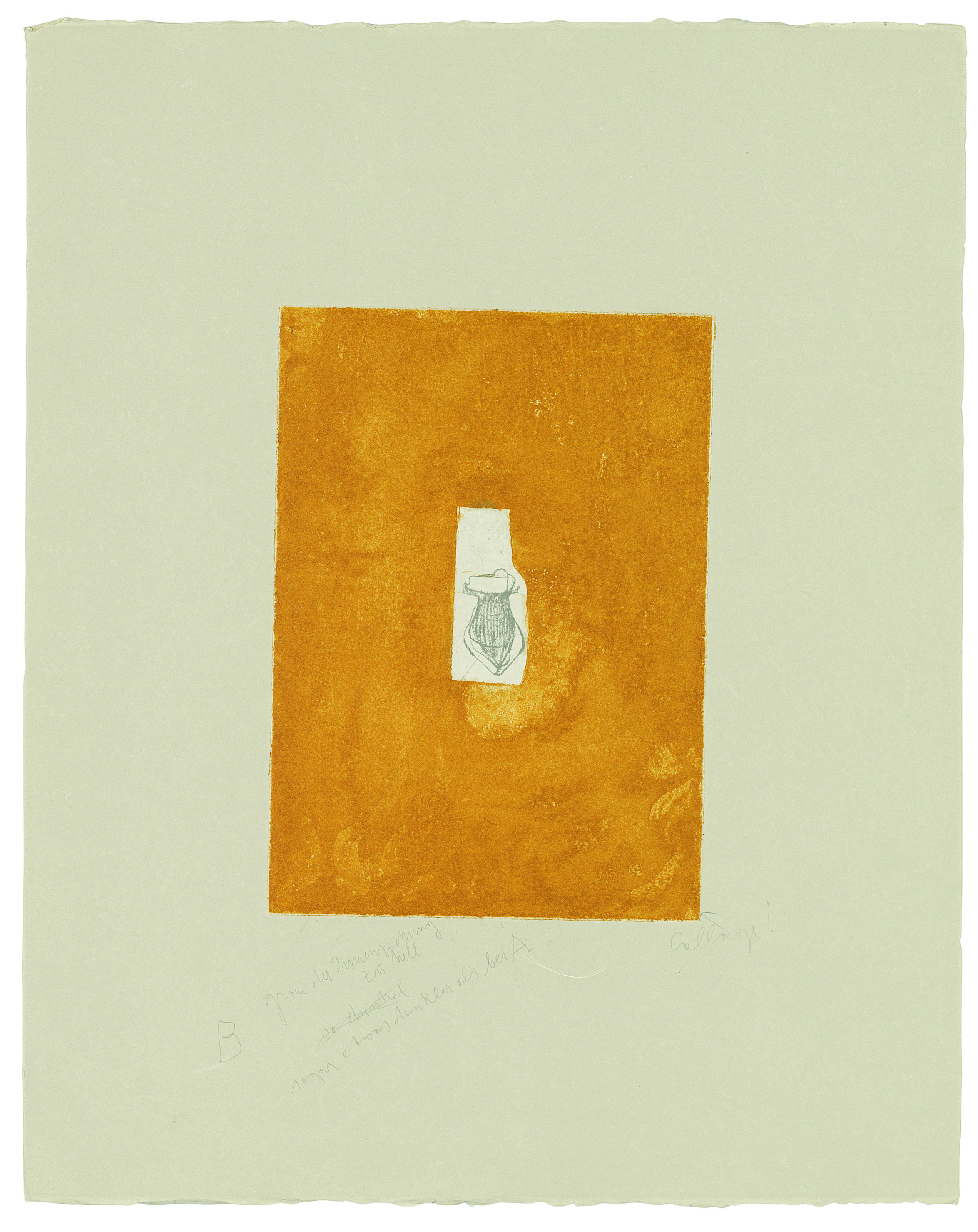 Joseph Beuys — Четыре отпечатка из серии "Время тиража сюиты" (Zirkulationszeit), изображение 3