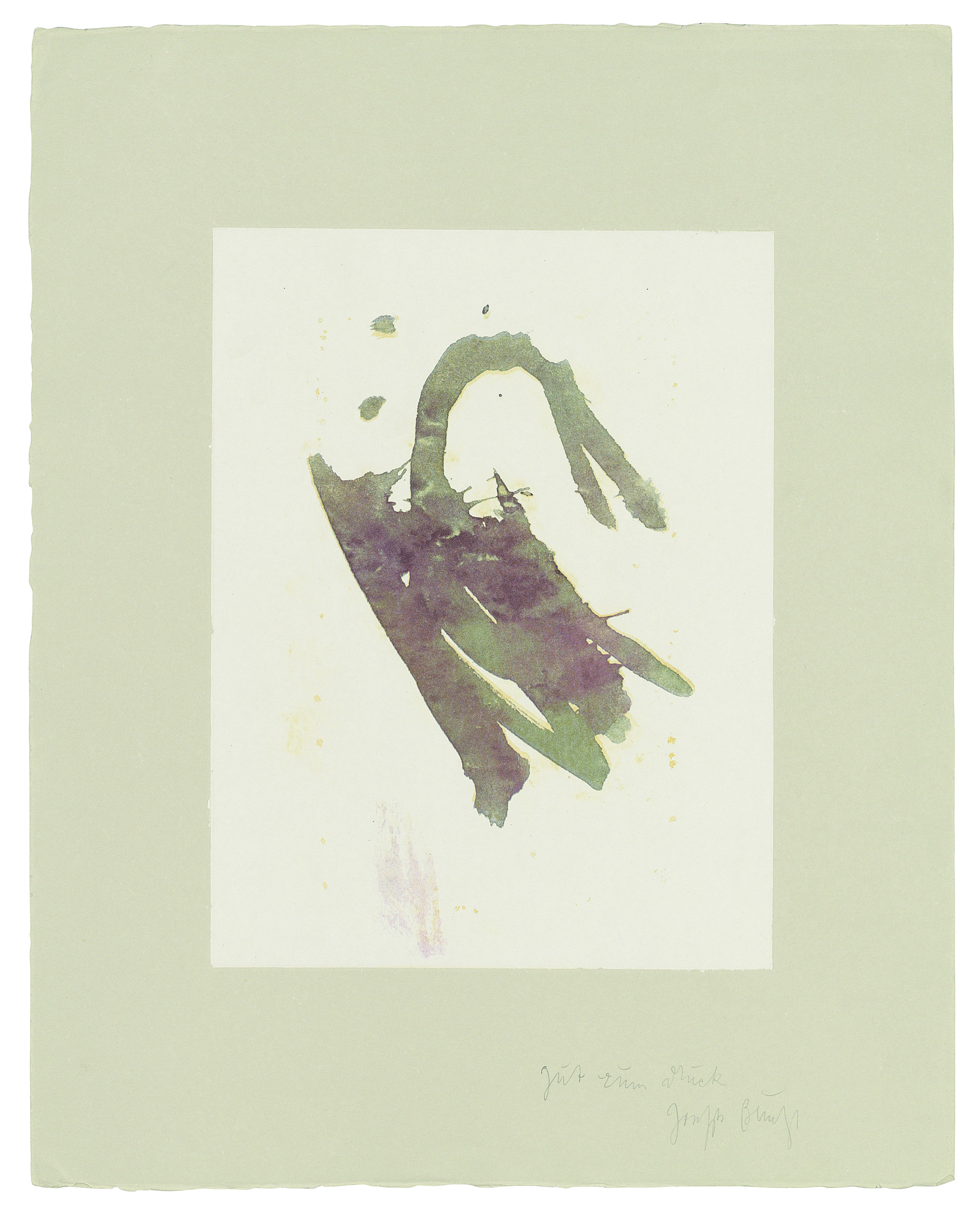 Joseph Beuys — Три отпечатка от: Suite Oath Hand (Люкс Швурханд), изображение 2