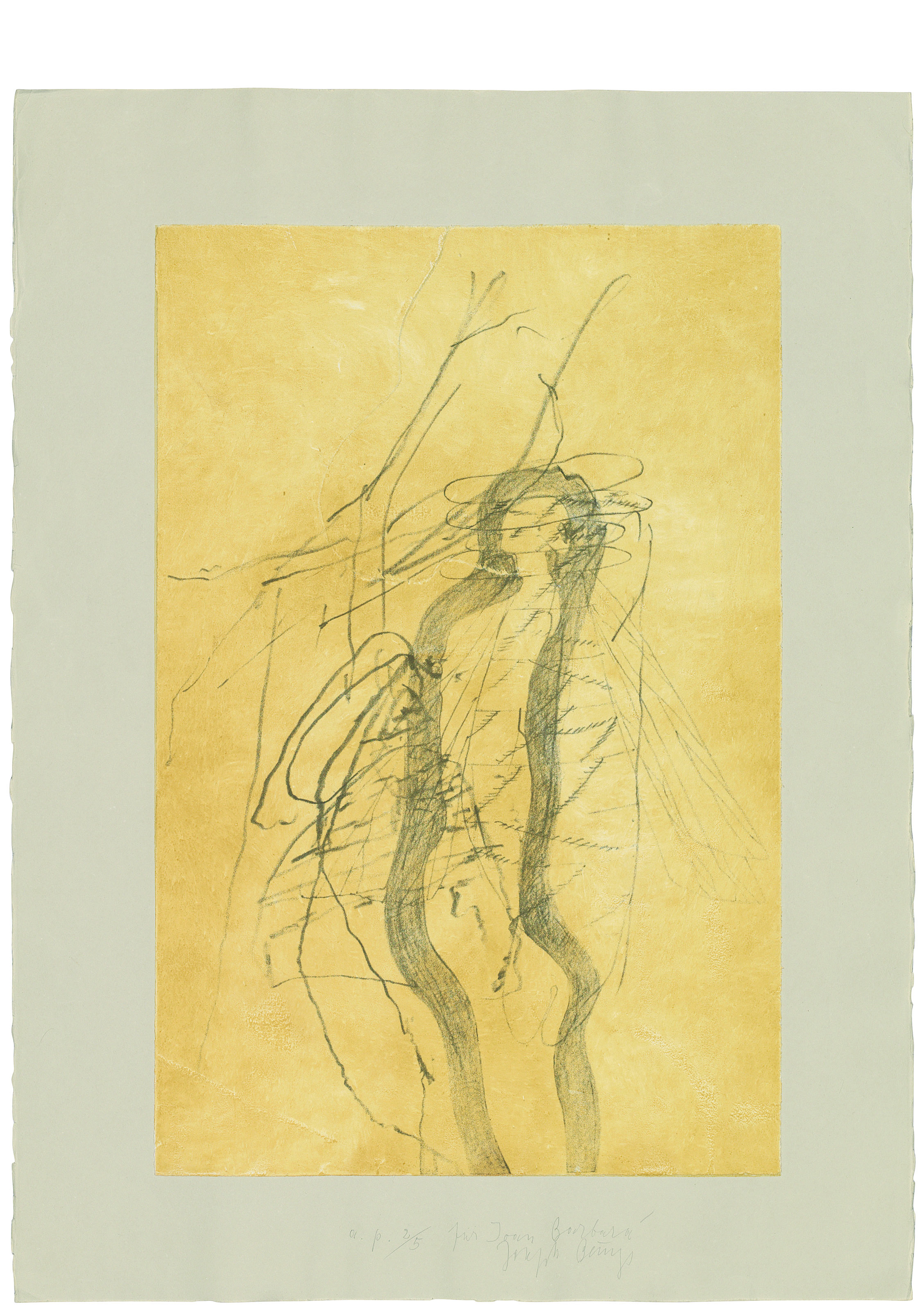 Joseph Beuys — Три отпечатка от: Suite Oath Hand (Люкс Швурханд), изображение 3