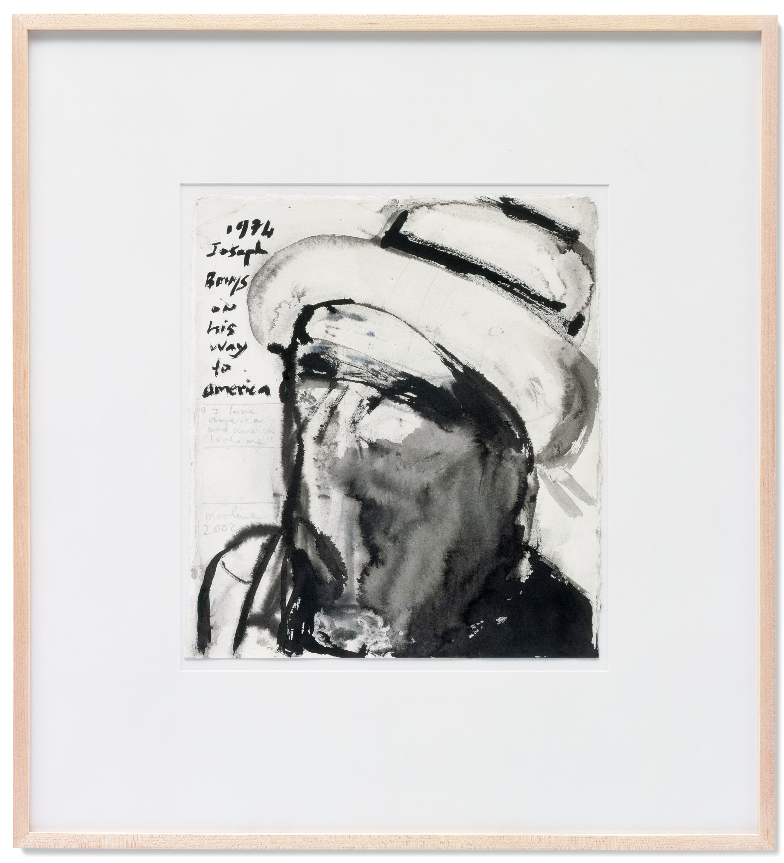 Joseph Beuys — 1974 Йозеф Бойс на пути в Америку (я люблю Америку, и американцы любят меня), изображение 2