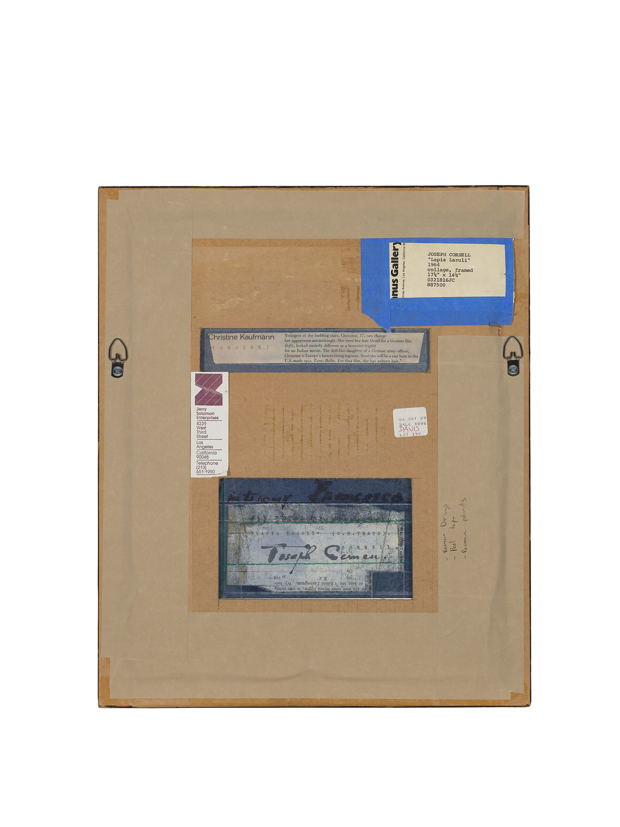 Joseph Cornell — Лазурит (У.Б. Йейтс) - Франческе, изображение 2