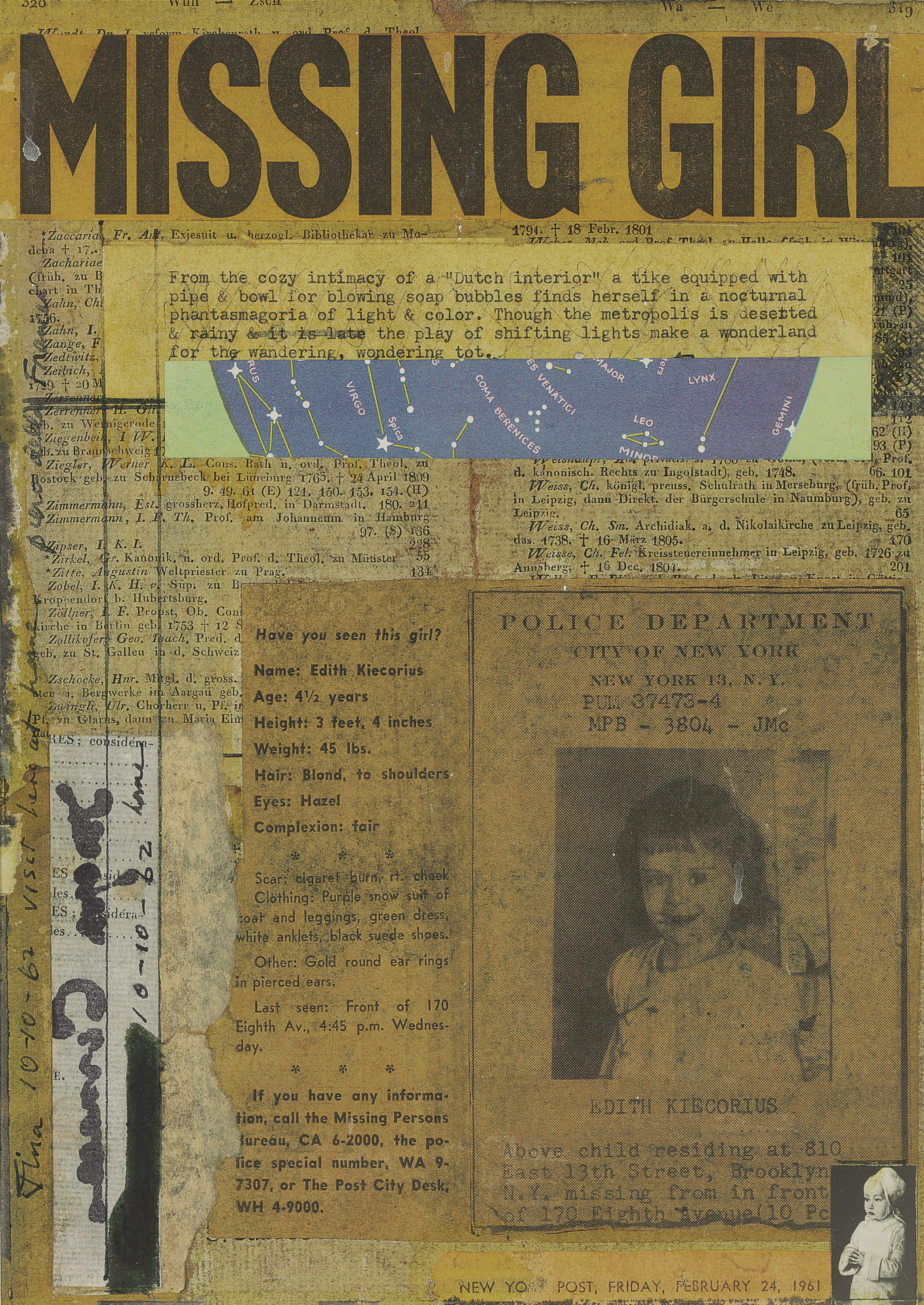 Joseph Cornell — Пропавшая девушка, изображение 2