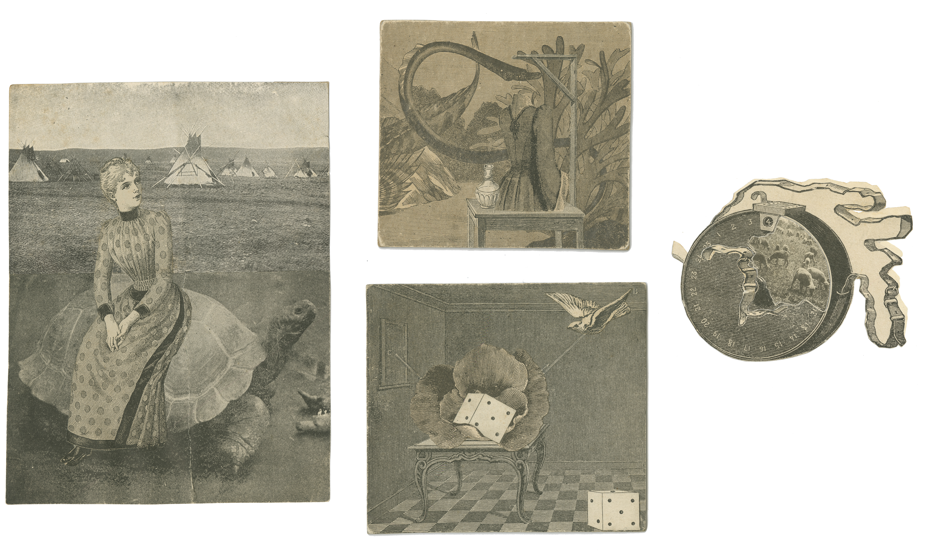 Joseph Cornell — Без названия (Четыре работы)