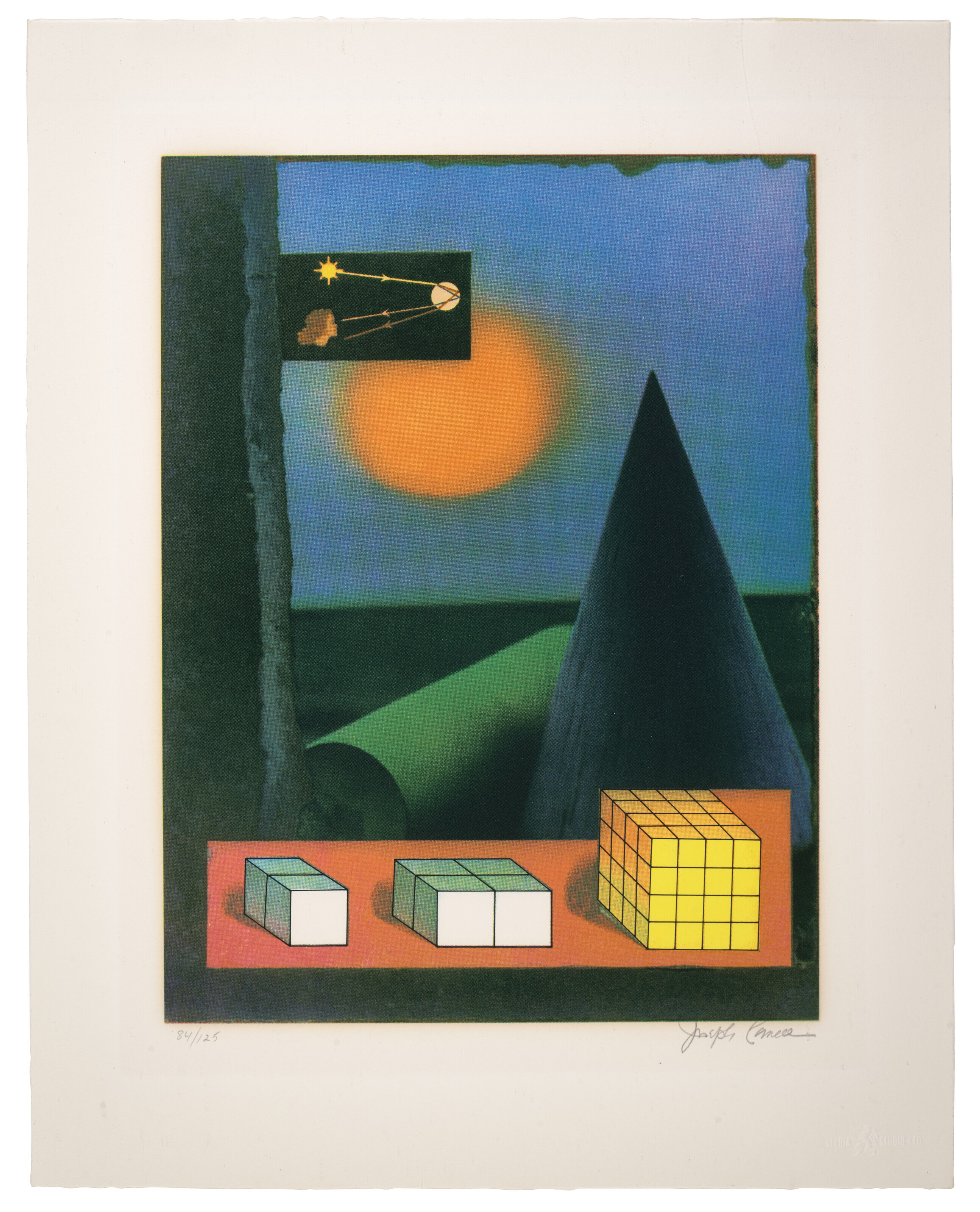 Joseph Cornell — Без названия (Как сделать радугу) из принтов для Phoenix House