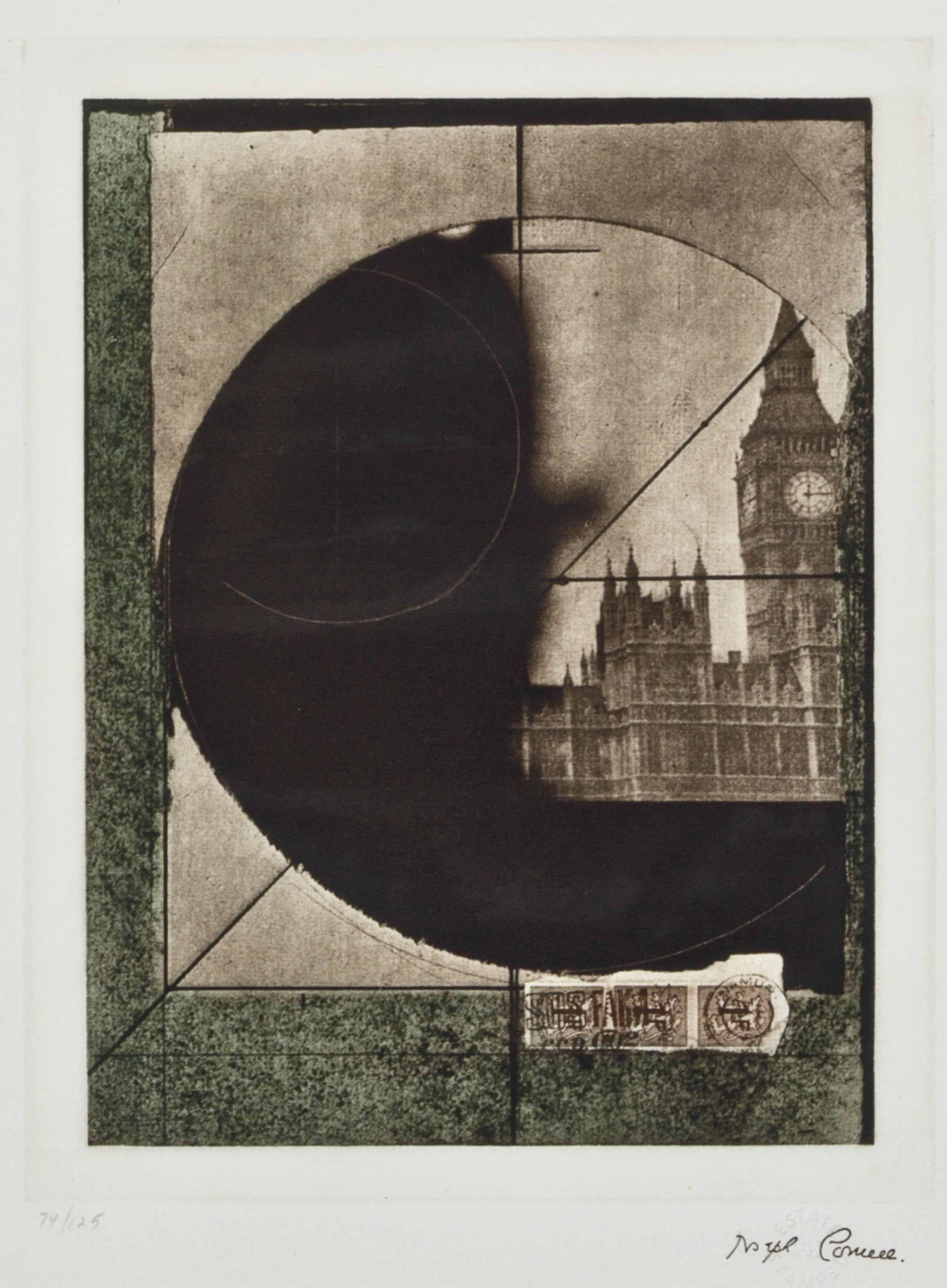 Joseph Cornell — Без названия (шляпа-дерби), с принтов для Phoenix House