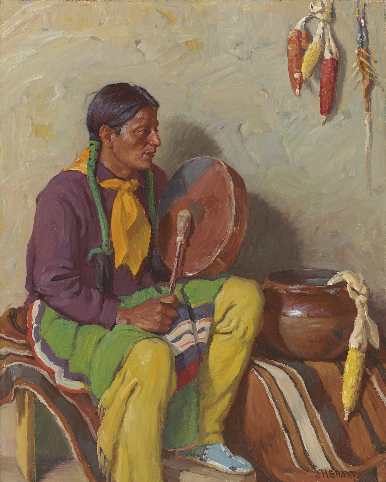Joseph Henry Sharp — Песнопение