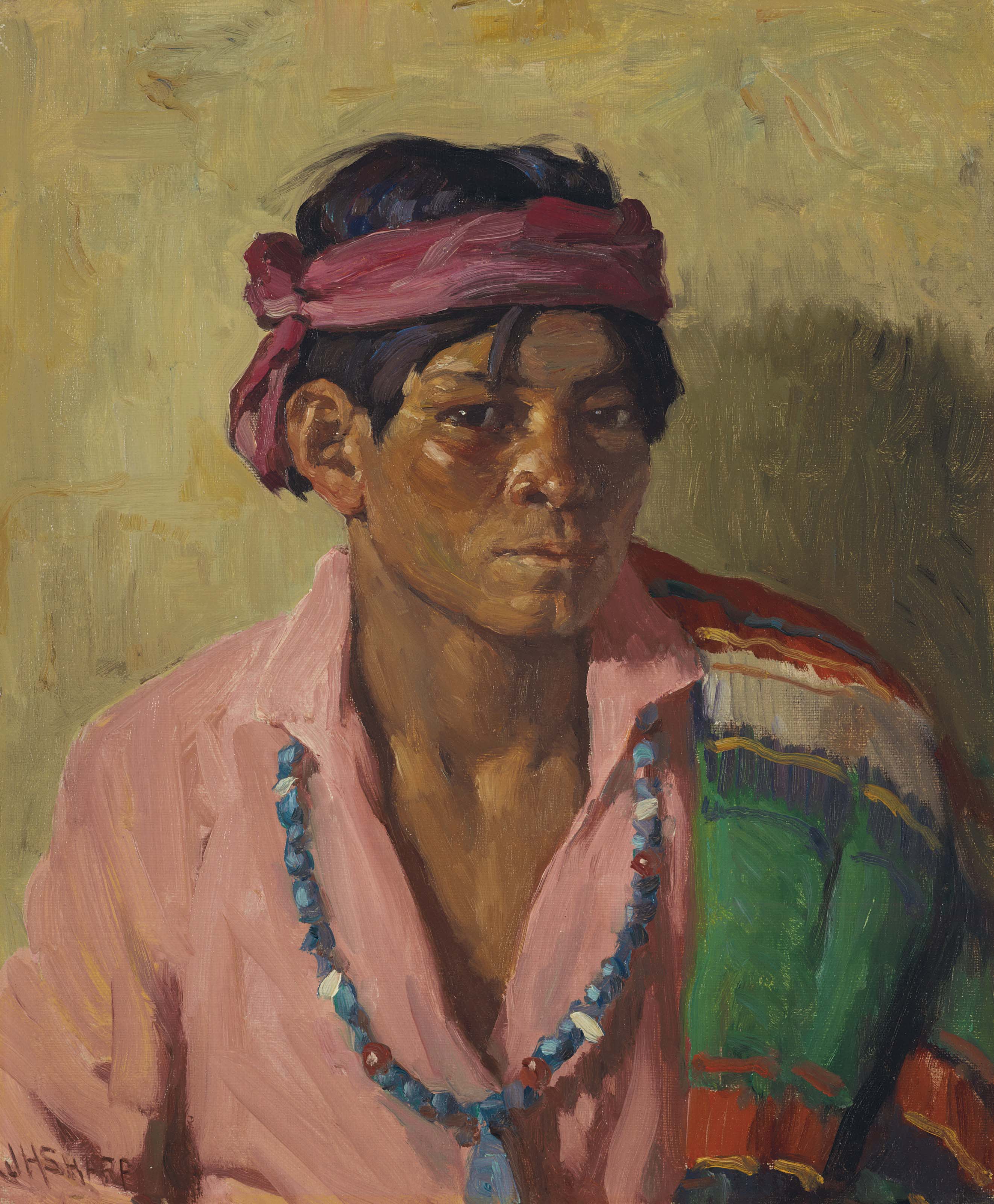 Joseph Henry Sharp — Альберто, молодежь Таоса