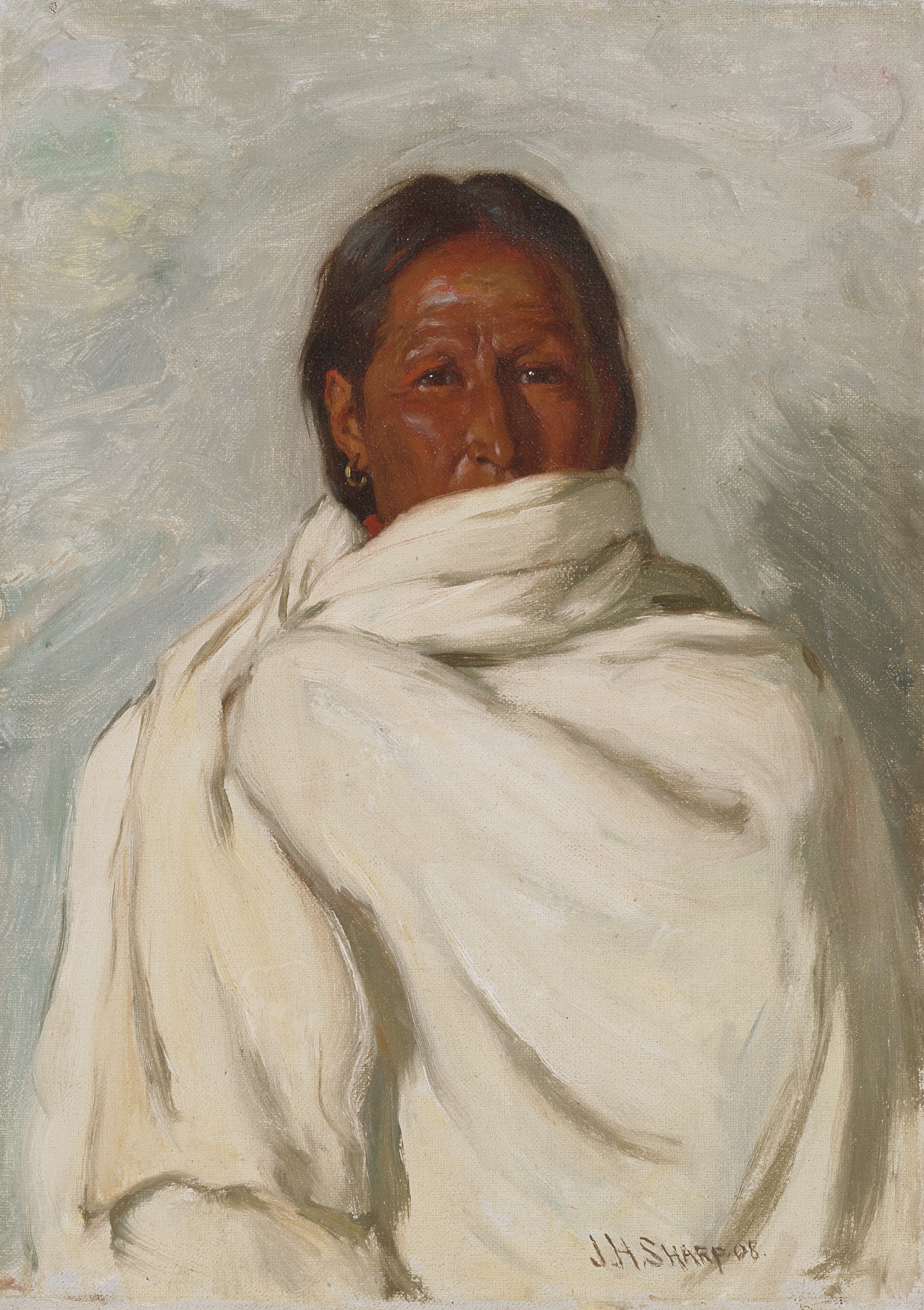 Joseph Henry Sharp — Лоренцо Мартинес (экс-губернатор Таоса)
