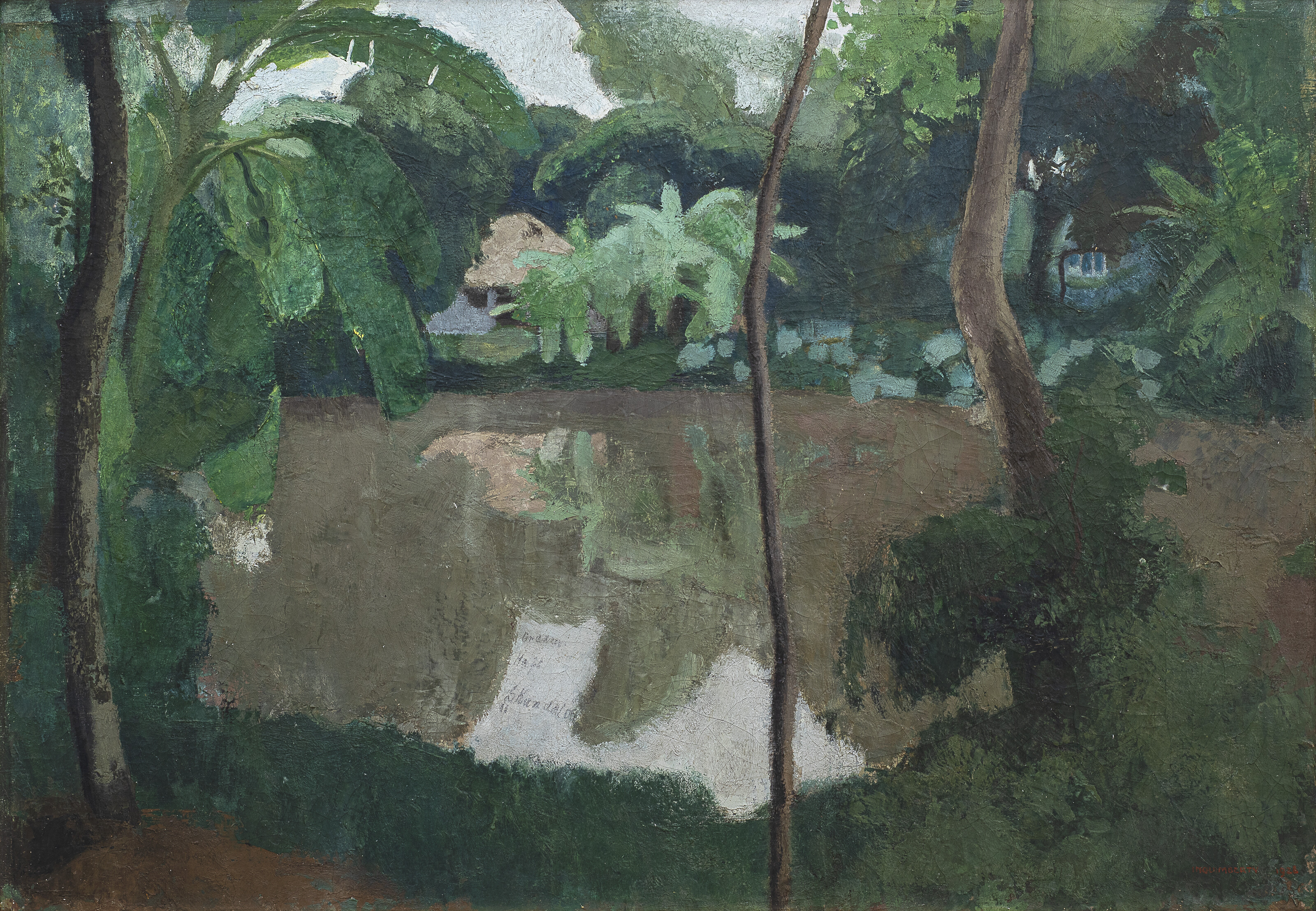 Joseph Inguimberty — Море тонкинуаз (Тонкинский пруд)