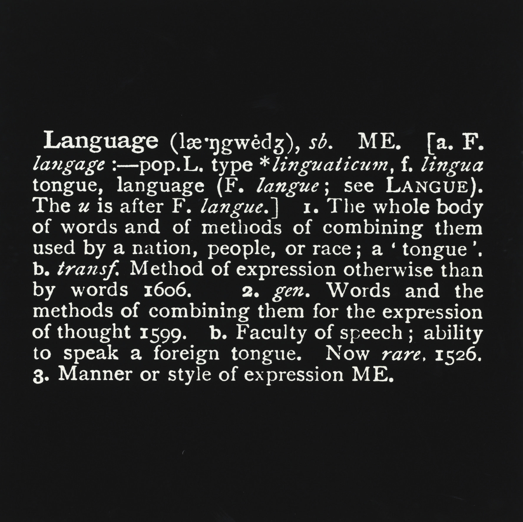 Joseph Kosuth — Название (Искусство как идея как самоцель)