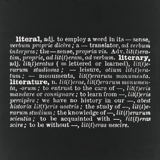 Joseph Kosuth — Сенца титоло