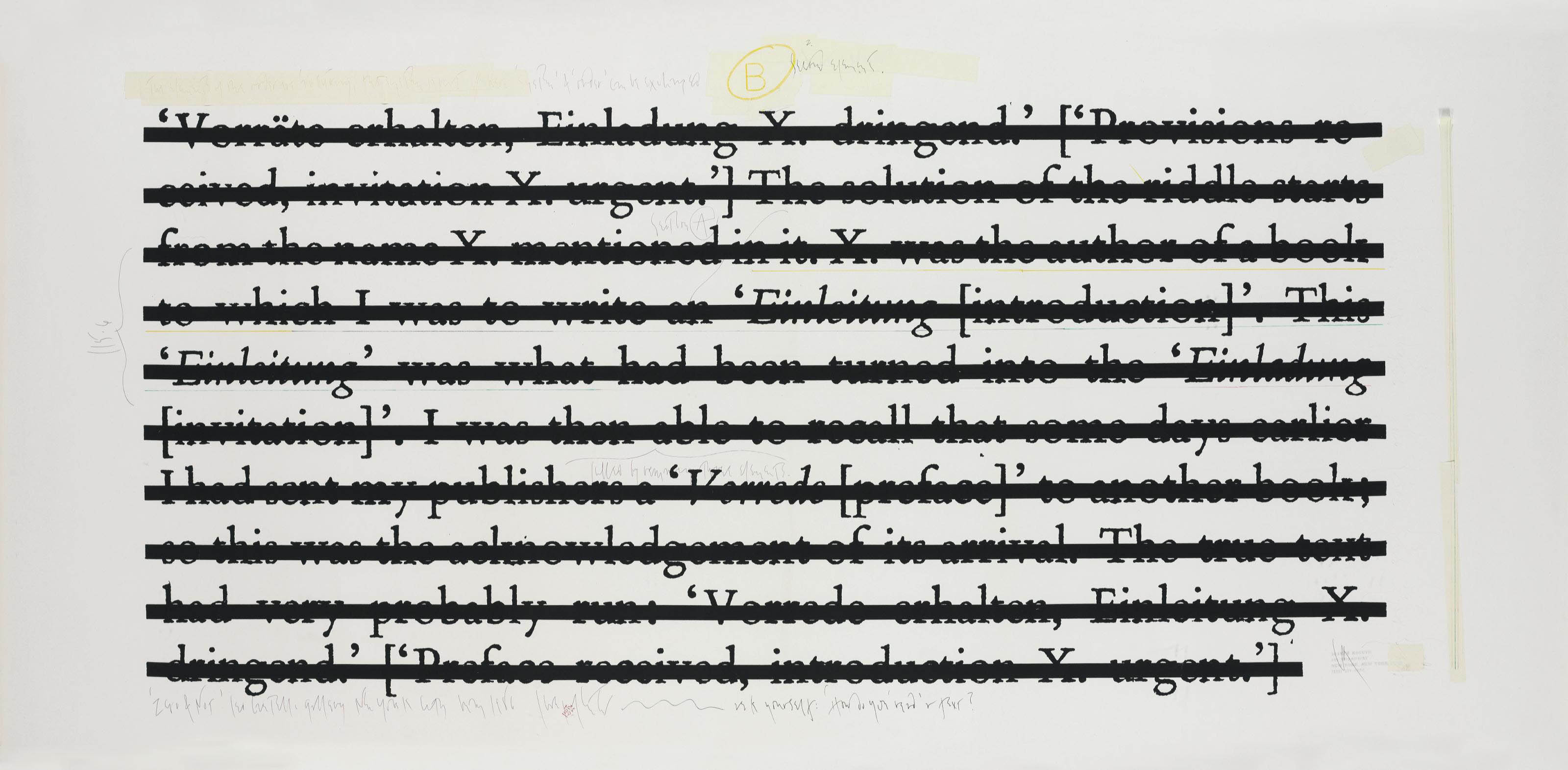 Joseph Kosuth — Рисование для нуля и без