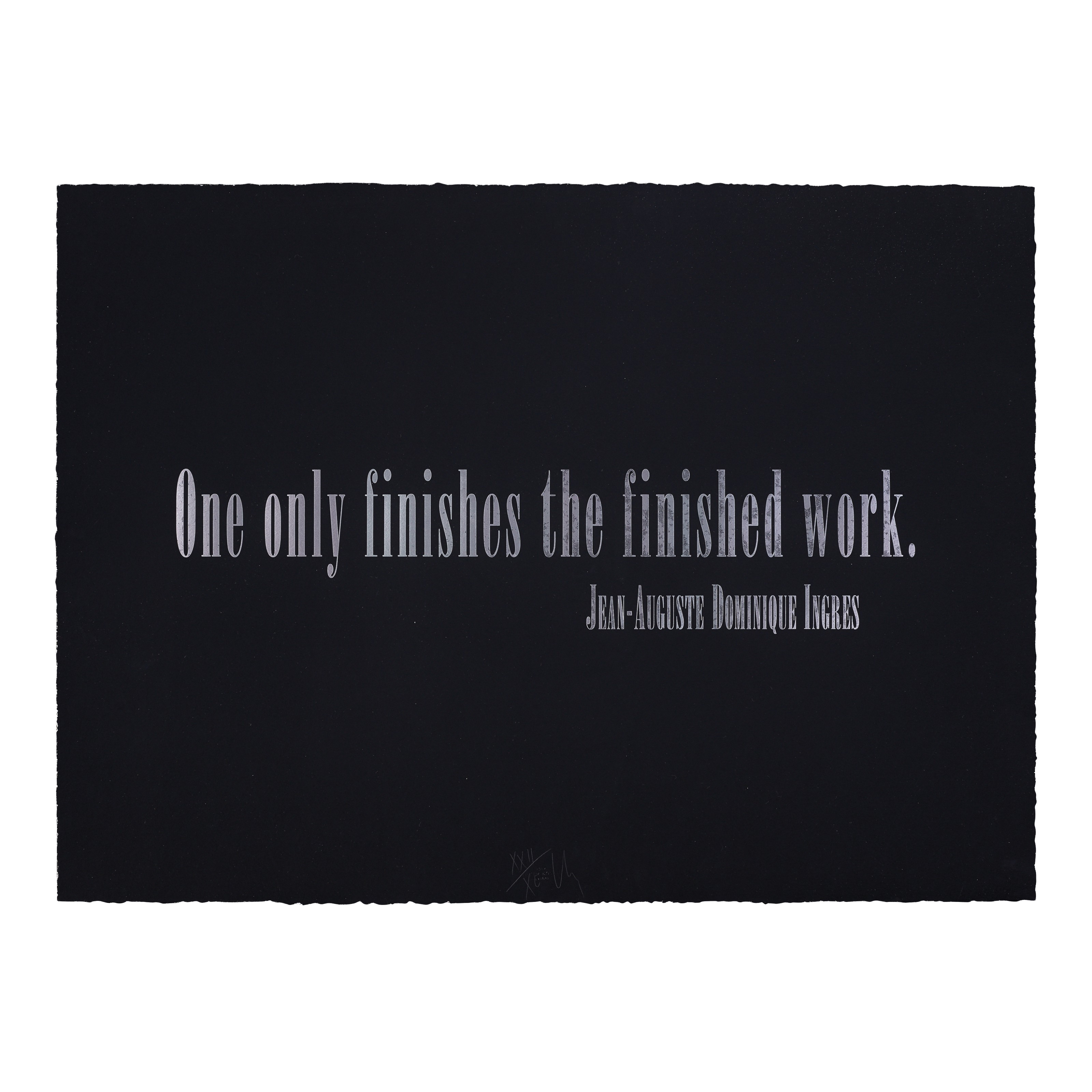Joseph Kosuth — Озаглавленная цитата (для L.C.) из портфолио, посвященного 90-летию Лео Кастелли