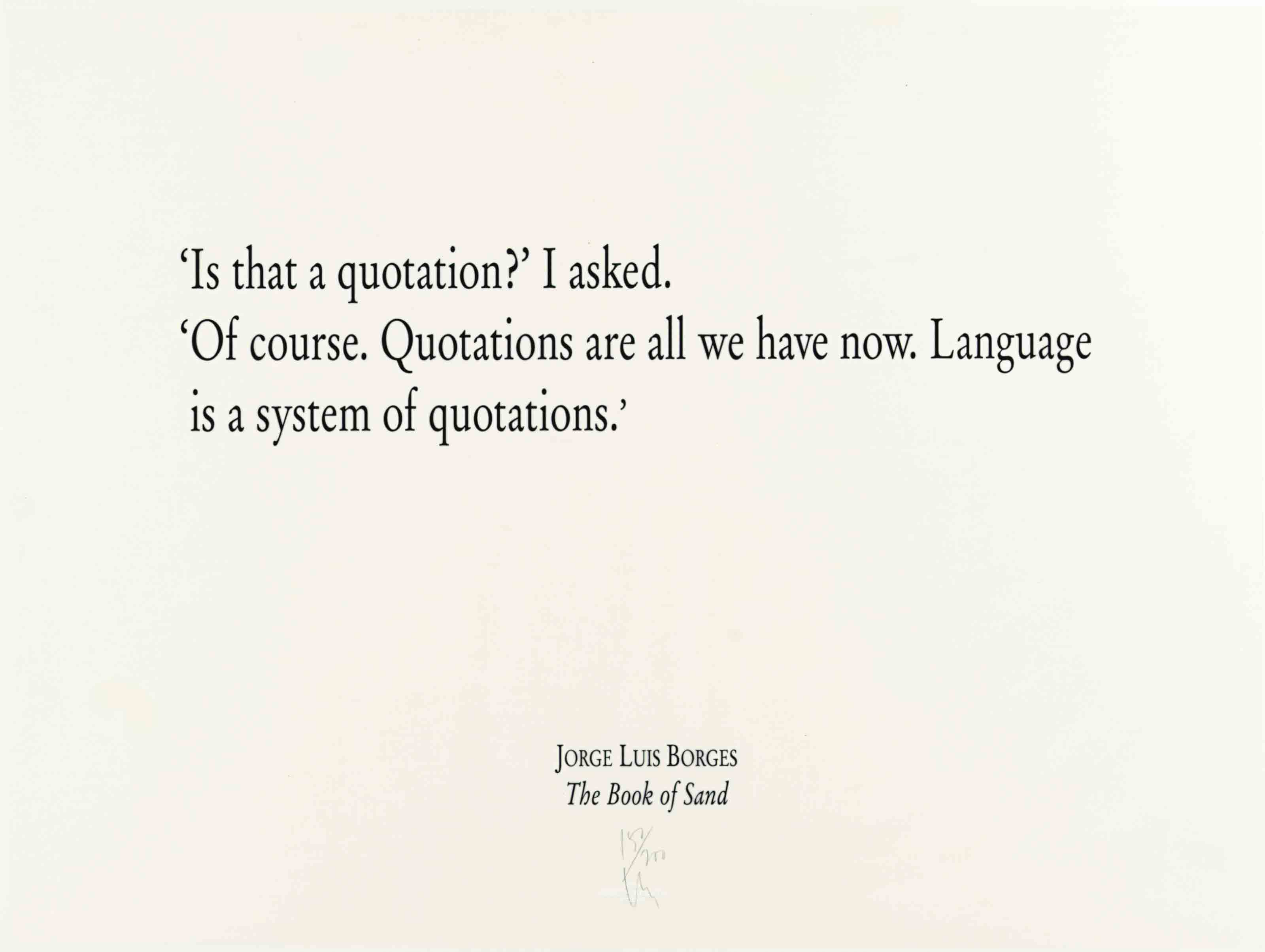 Joseph Kosuth — Цитируемый