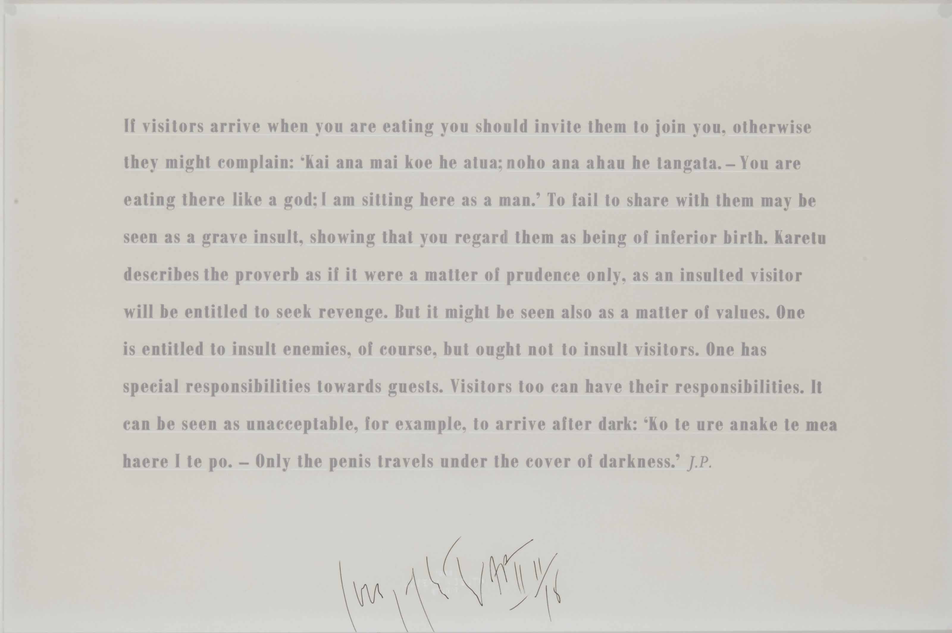 Joseph Kosuth — Если придут посетители, изображение 2