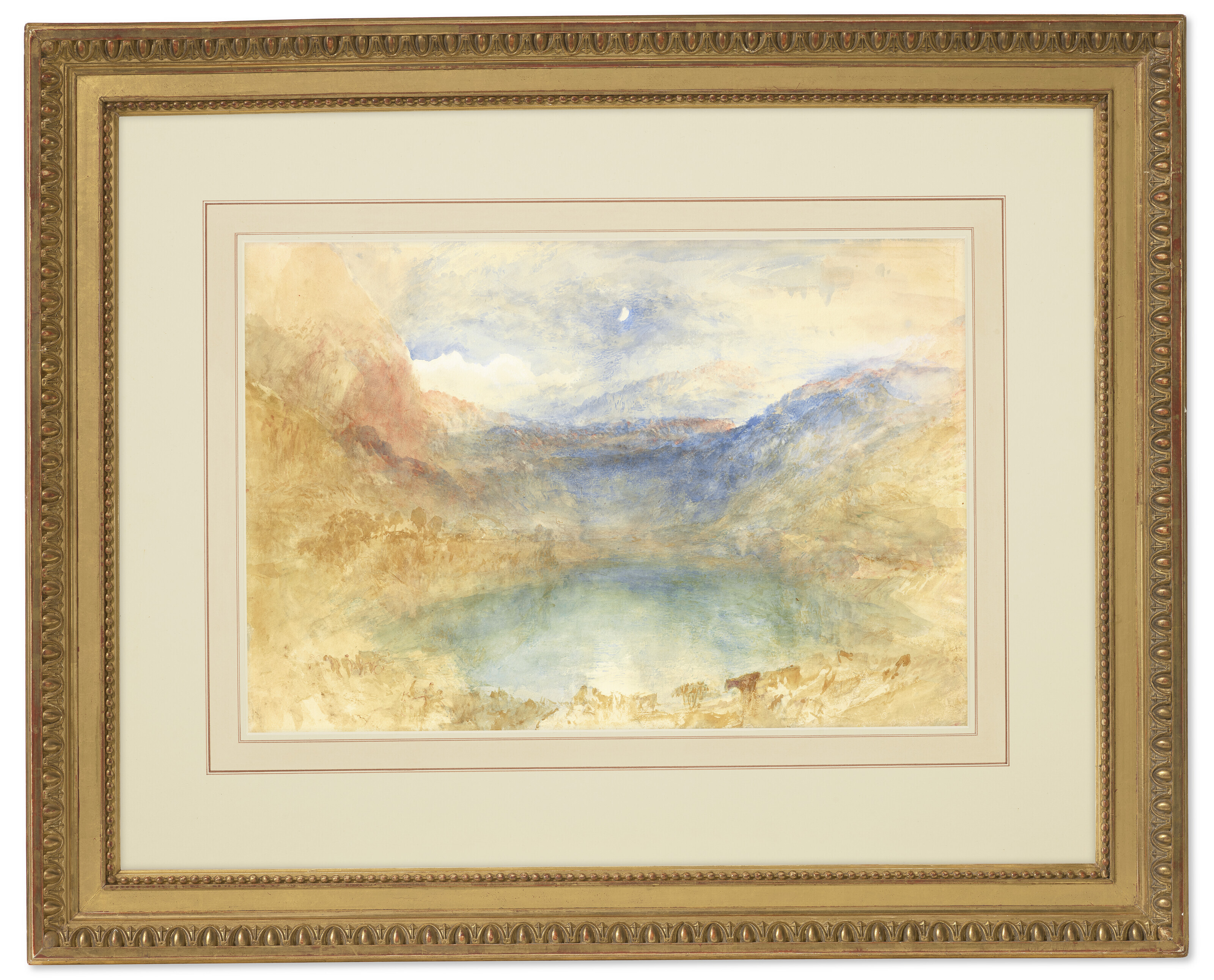 Joseph Mallord William Turner — Лунгернзее в лунном свете, Швейцария, изображение 2