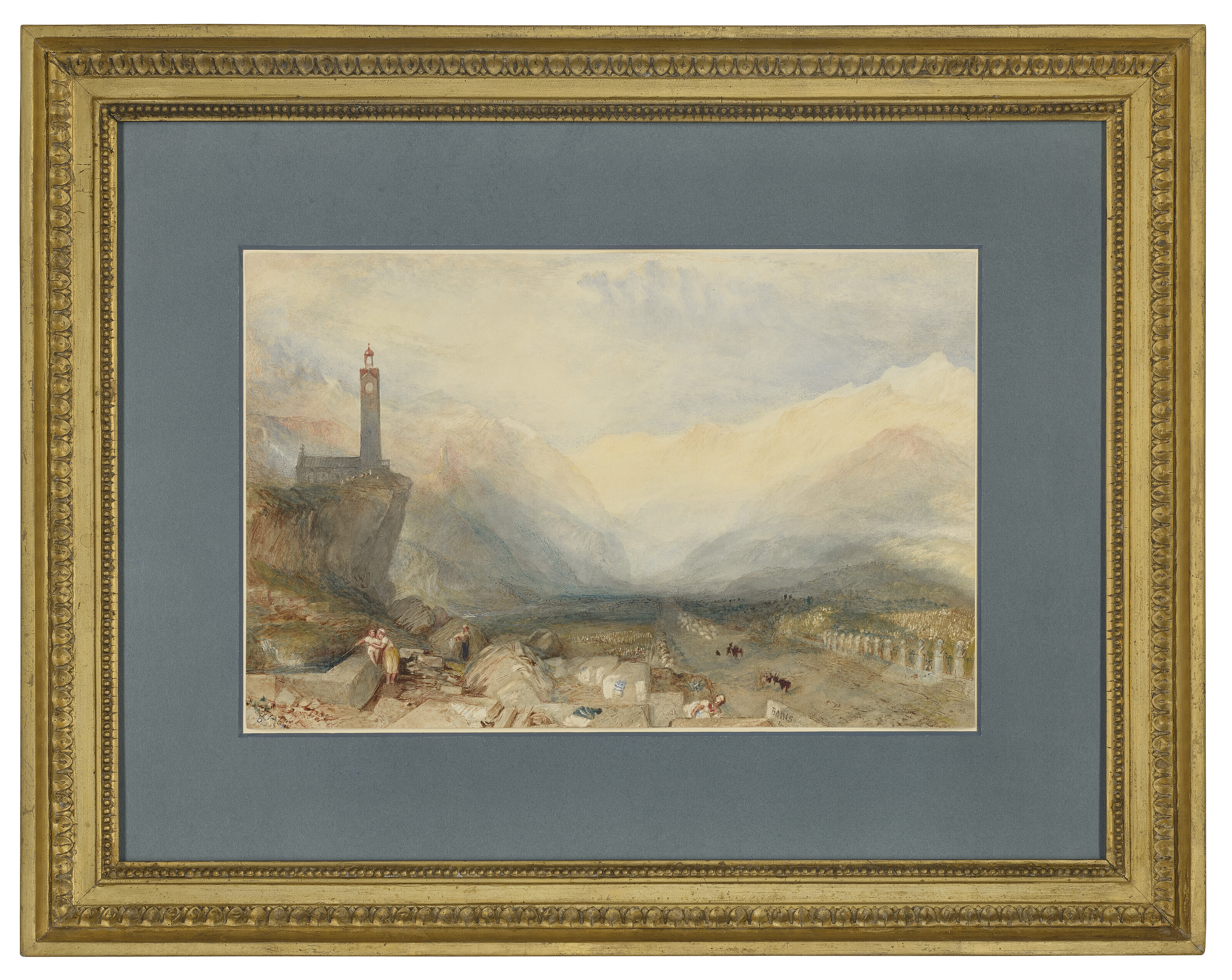 Joseph Mallord William Turner — Перевал Сплюген, изображение 2