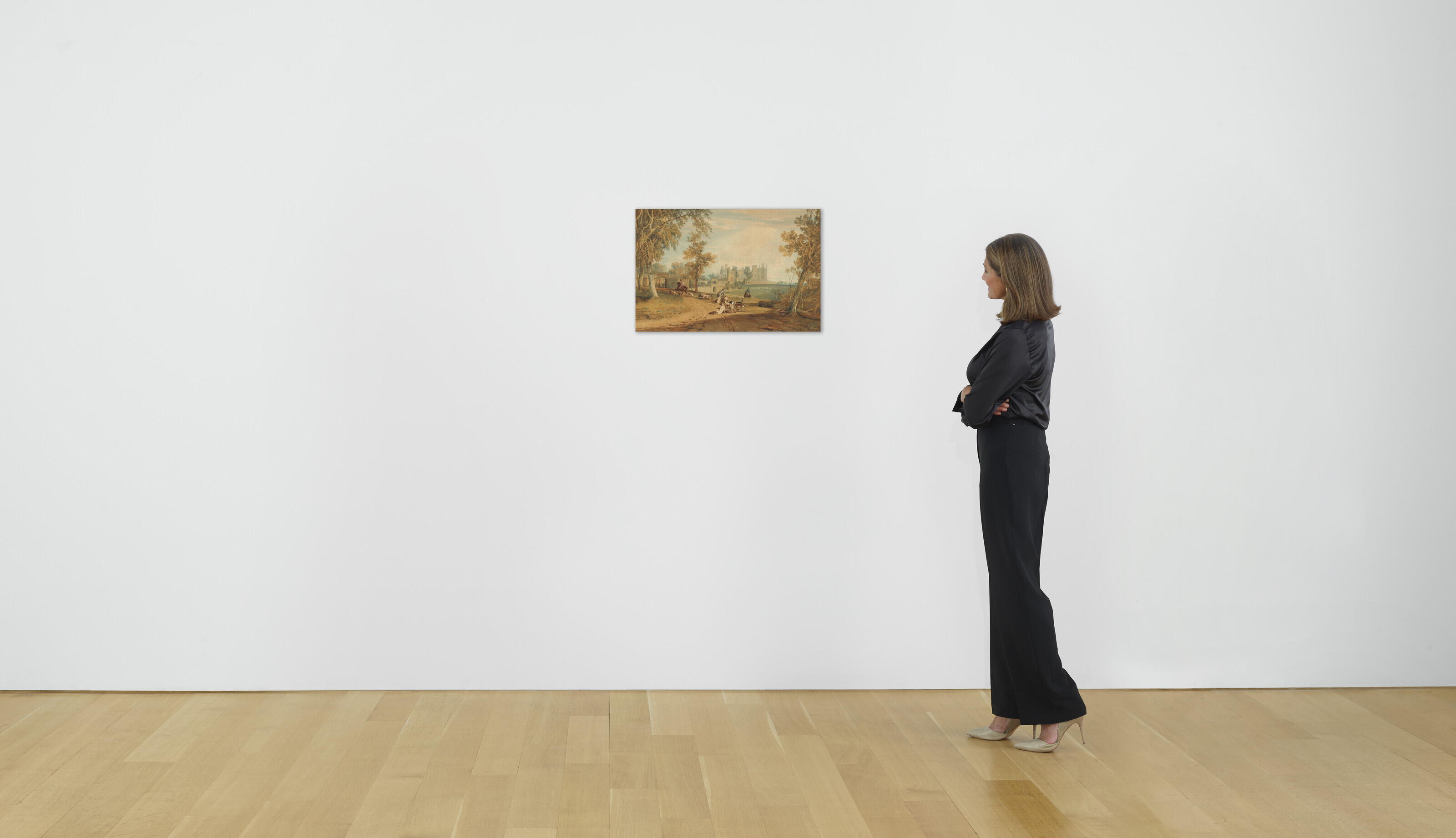 Joseph Mallord William Turner — Кэссиобери, Хартфордшир, виден с северо-запада, изображение 3