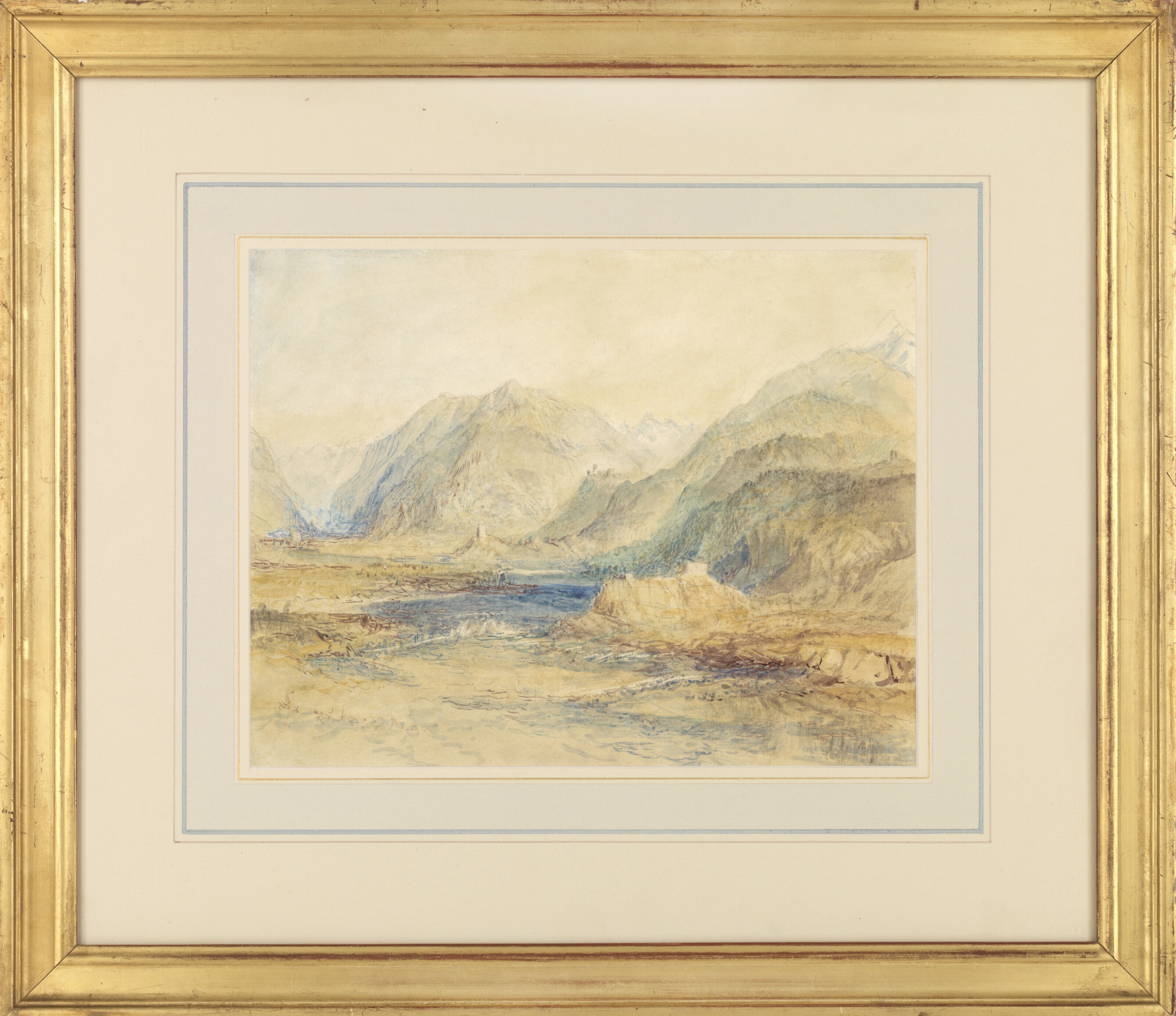 Joseph Mallord William Turner — Долина Домлешг с видом на север, Швейцария, изображение 2