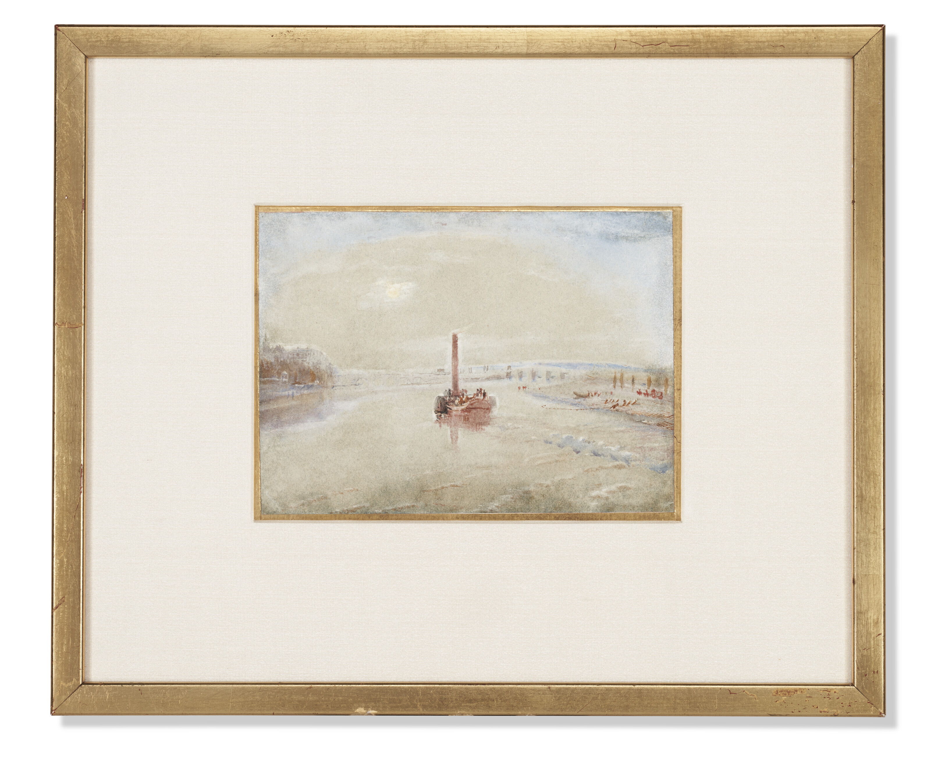 Joseph Mallord William Turner — Слияние Сены и Марны в Шарантоне, Франция, изображение 2
