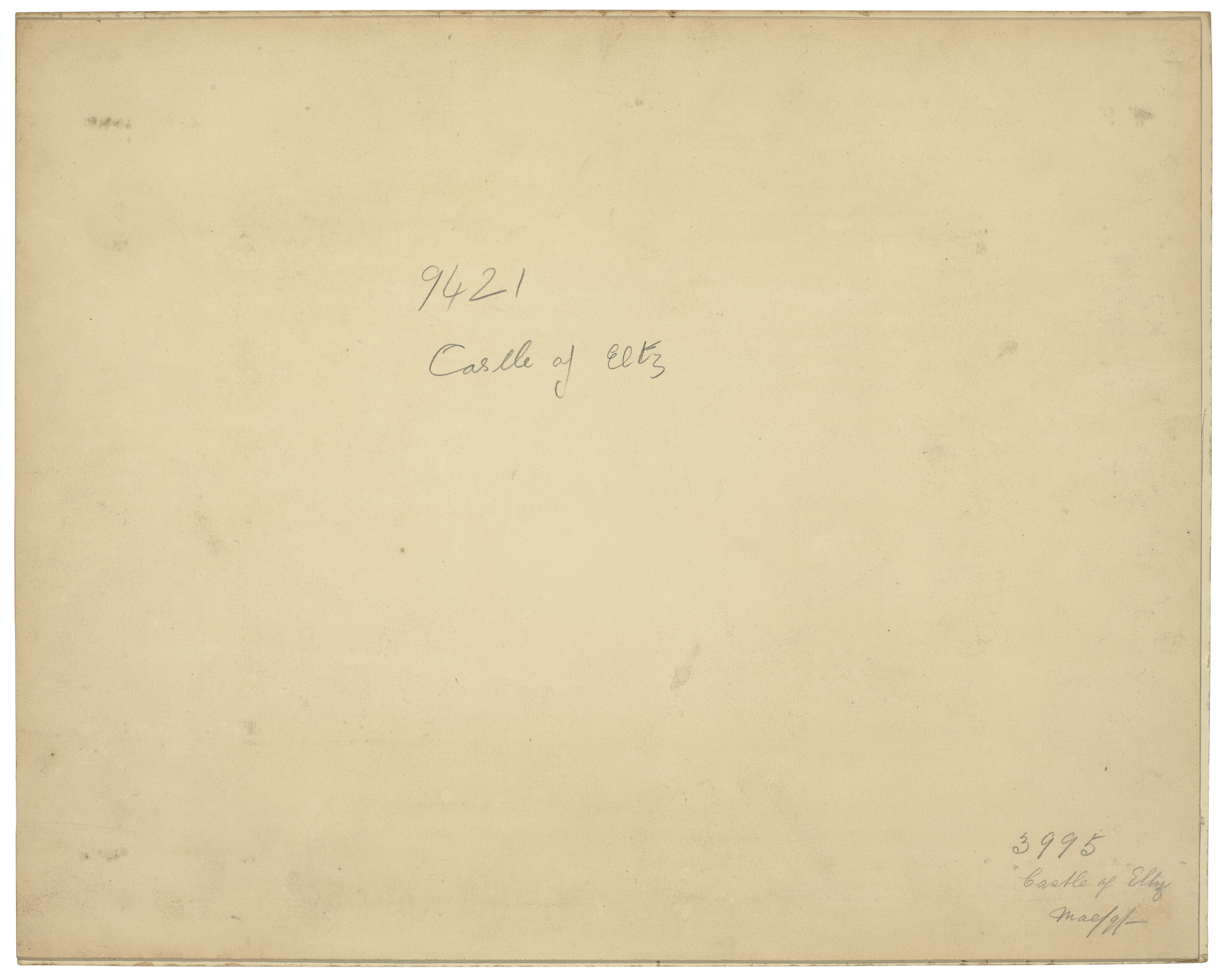 Joseph Mallord William Turner — Город Эльц, Германия, с севера, с радугой, изображение 3