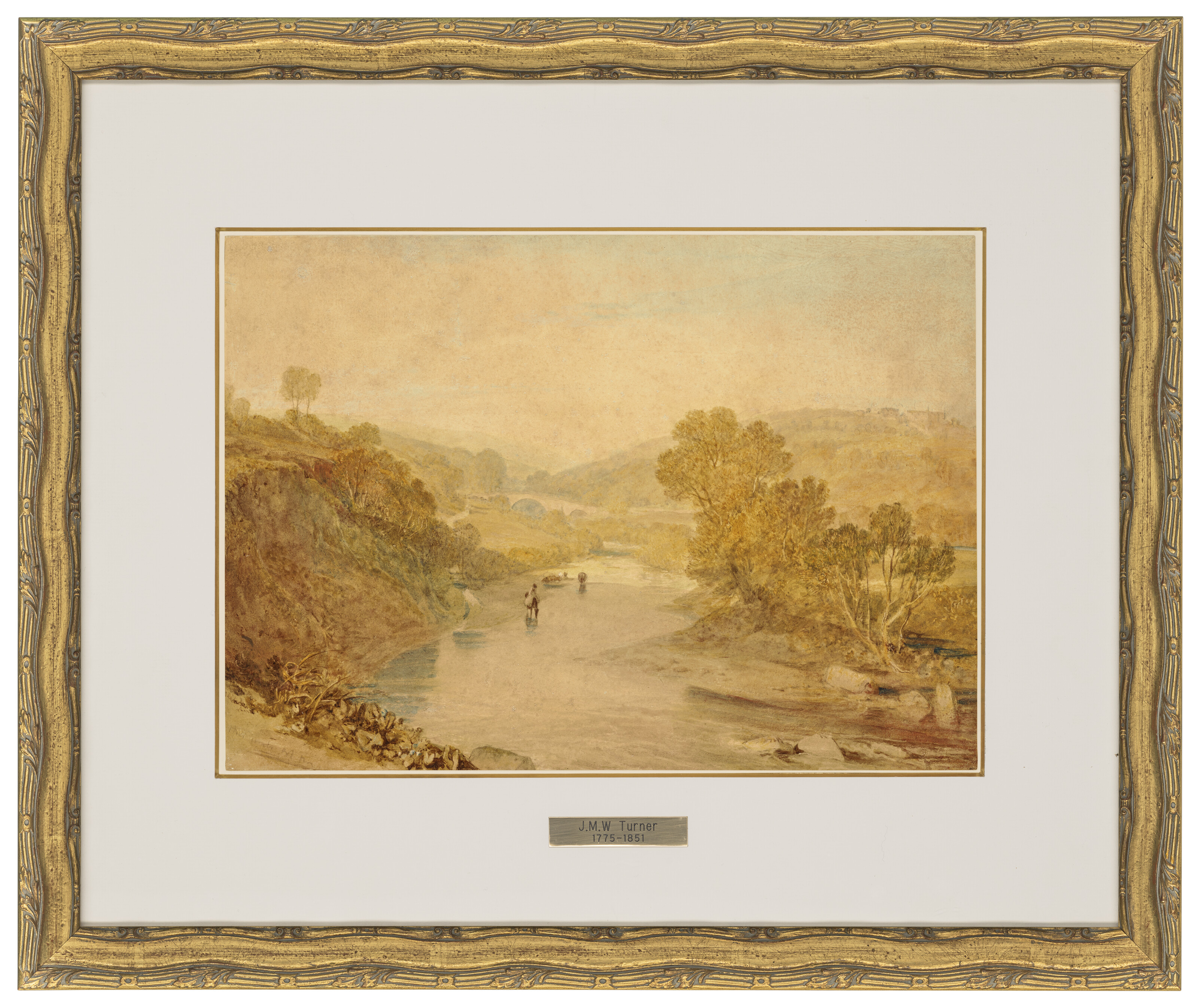 Joseph Mallord William Turner — Долина реки Уошберн, мост Линдли вдалеке., изображение 2
