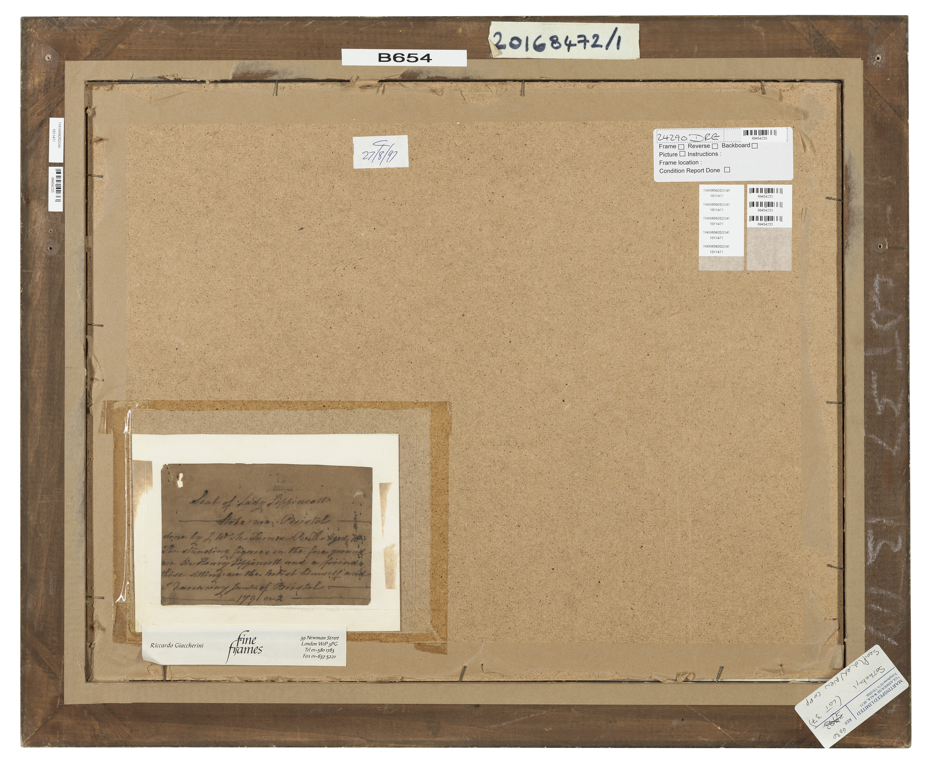 Joseph Mallord William Turner — Вид на Сток-Хаус, недалеко от Бристоля, изображение 3