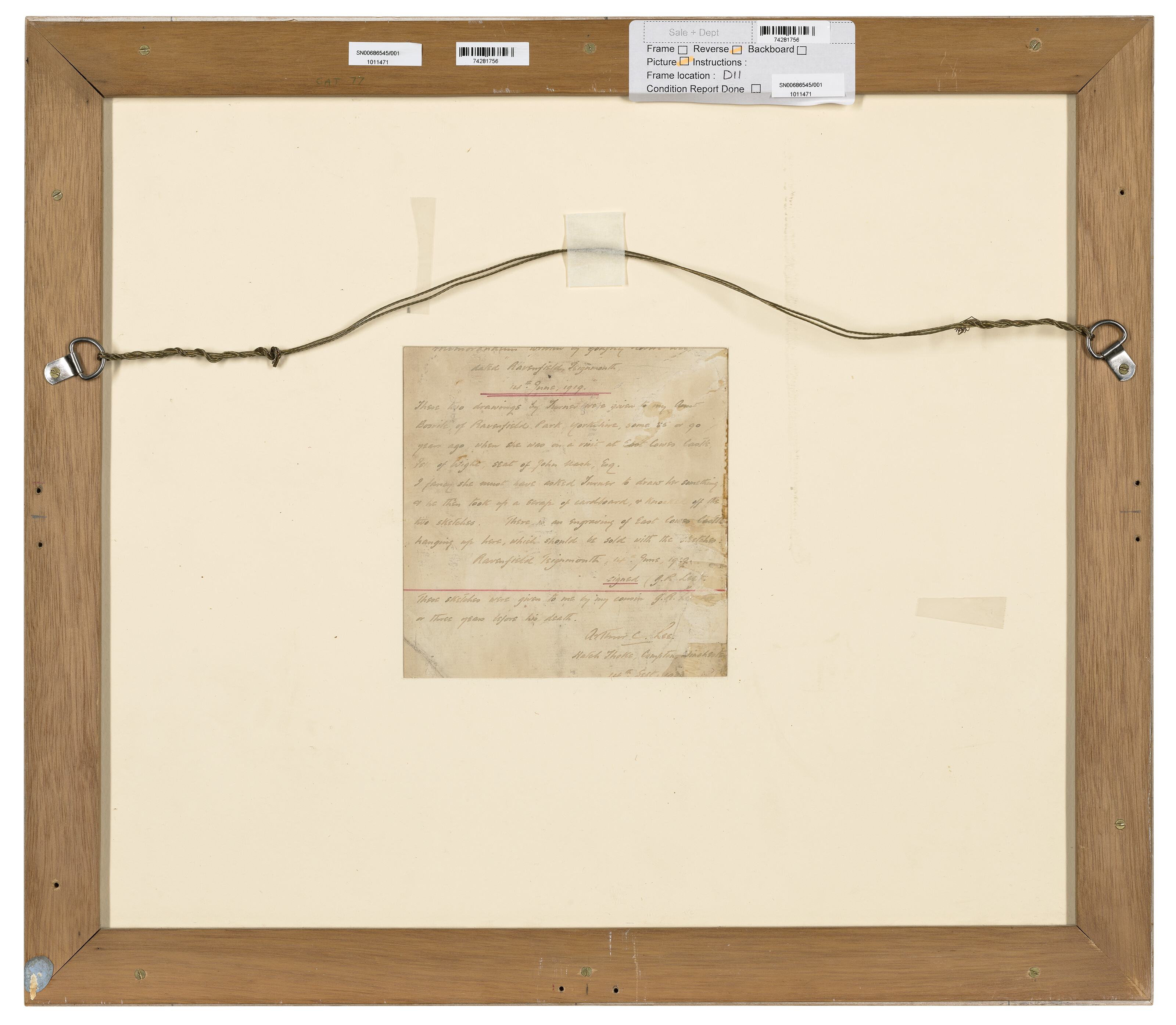 Joseph Mallord William Turner — Судоходство в Каус-Харбор, изображение 4