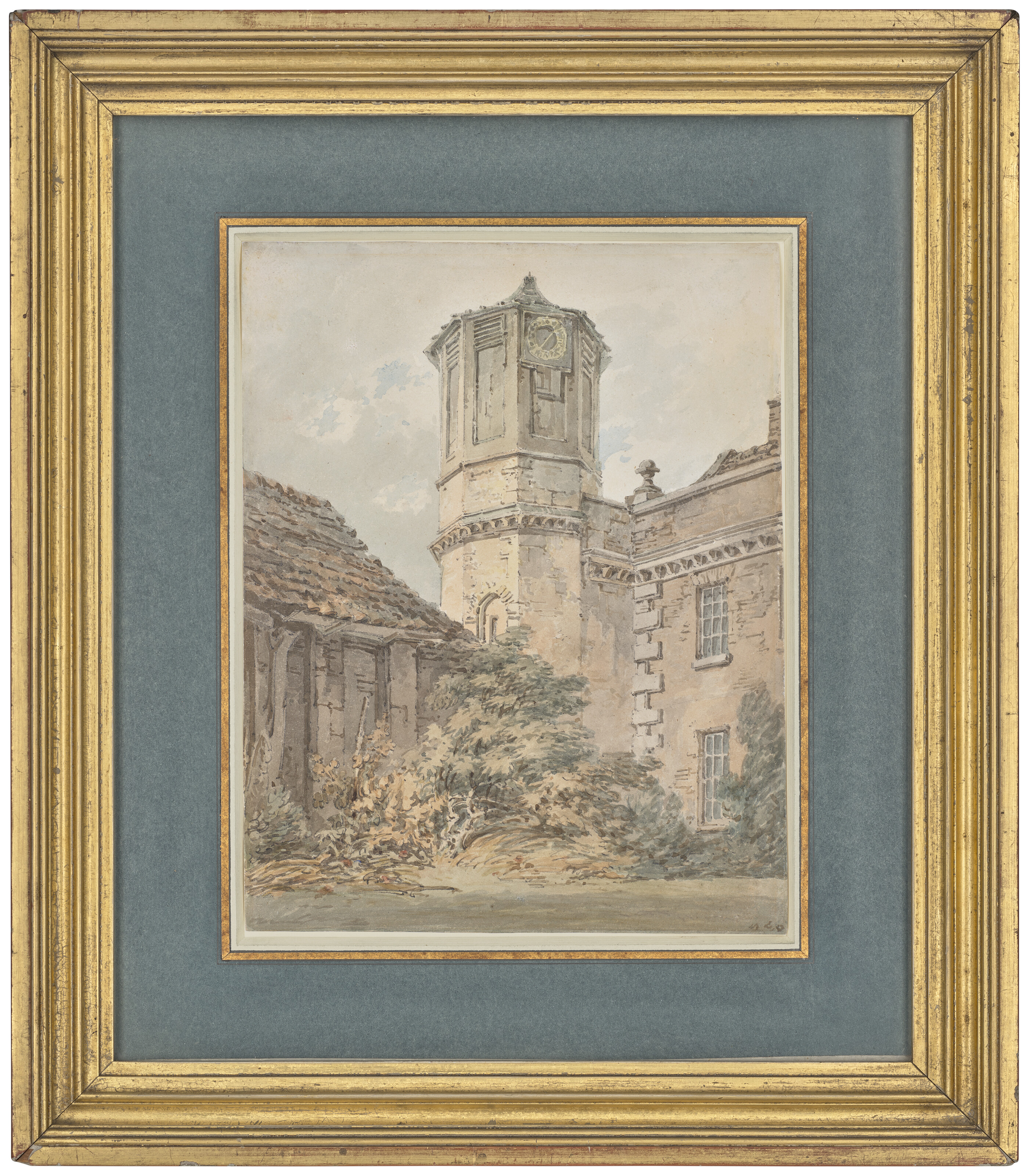 Joseph Mallord William Turner — Брук-хаус, Хакни, Лондон: частная лечебница доктора Монро, около 1794 года., изображение 3