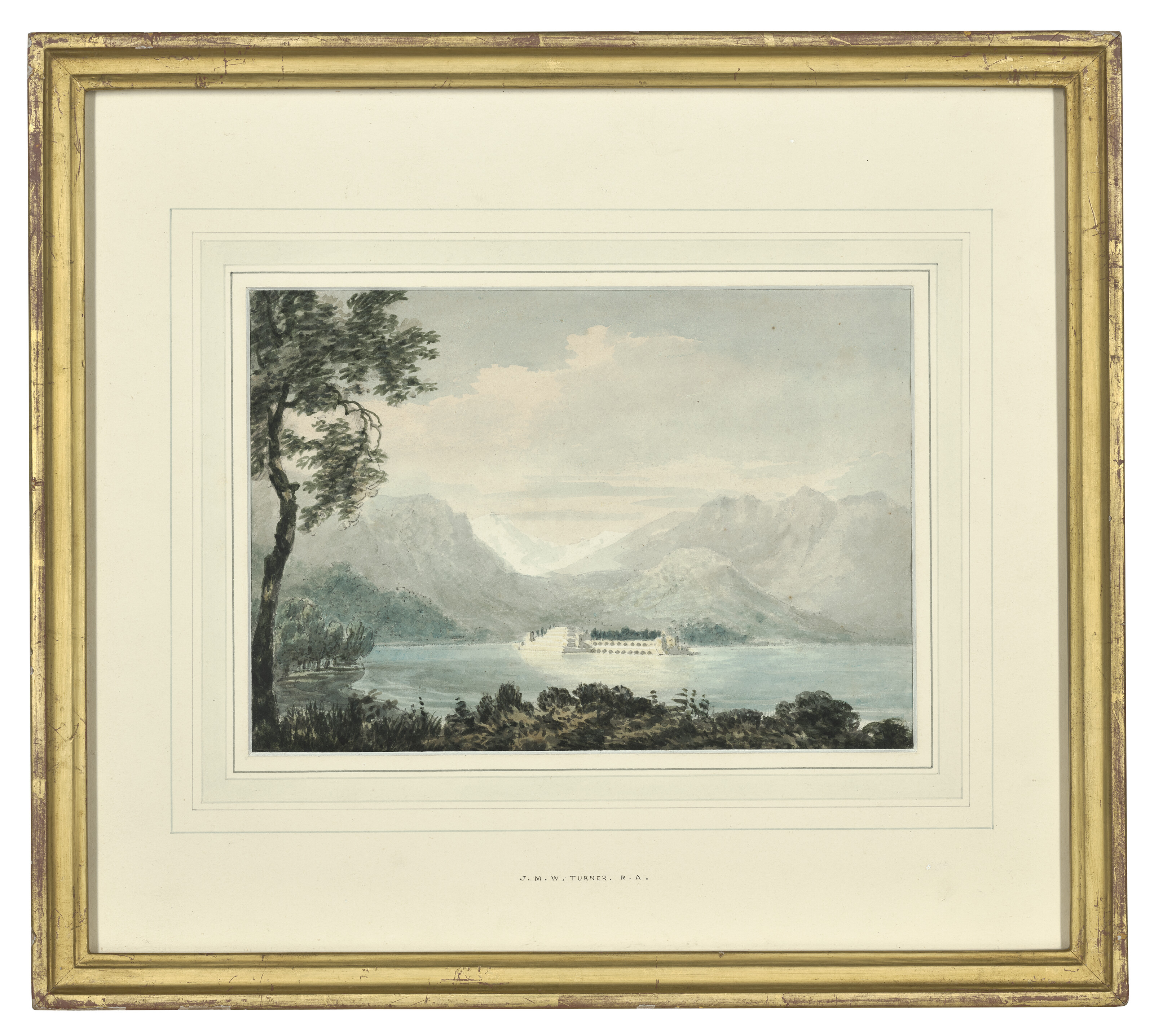 Joseph Mallord William Turner — Изола-Белла, Изоле-Борромее, на озере Маджоре, Италия, изображение 3
