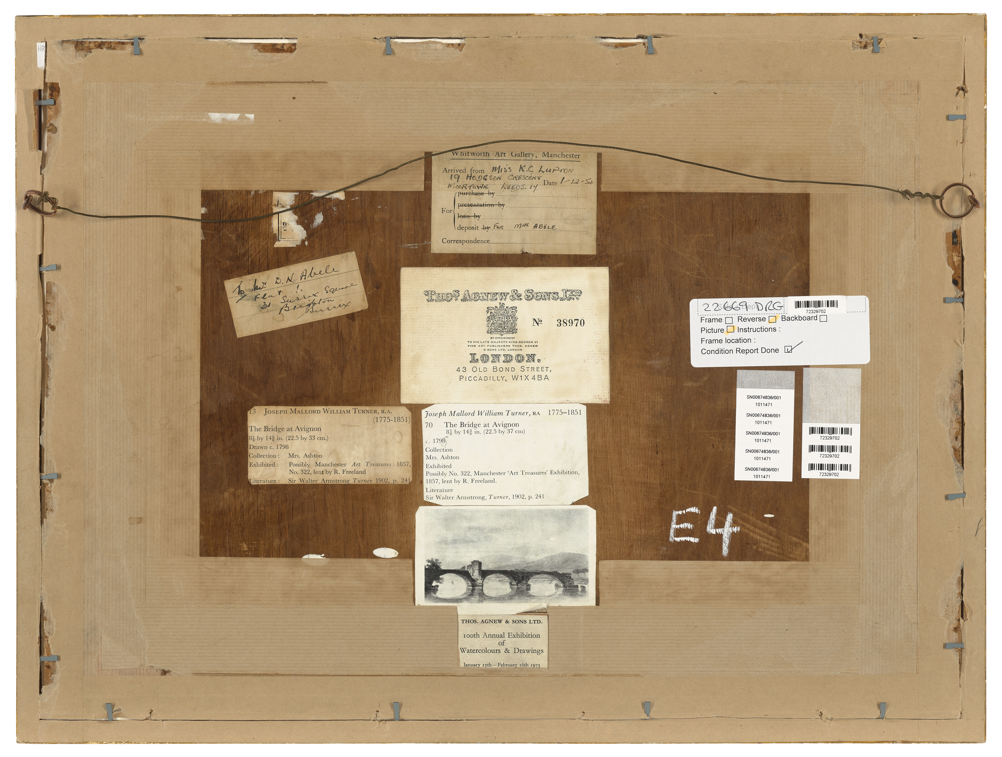 Joseph Mallord William Turner — Мост в Авиньоне, изображение 4