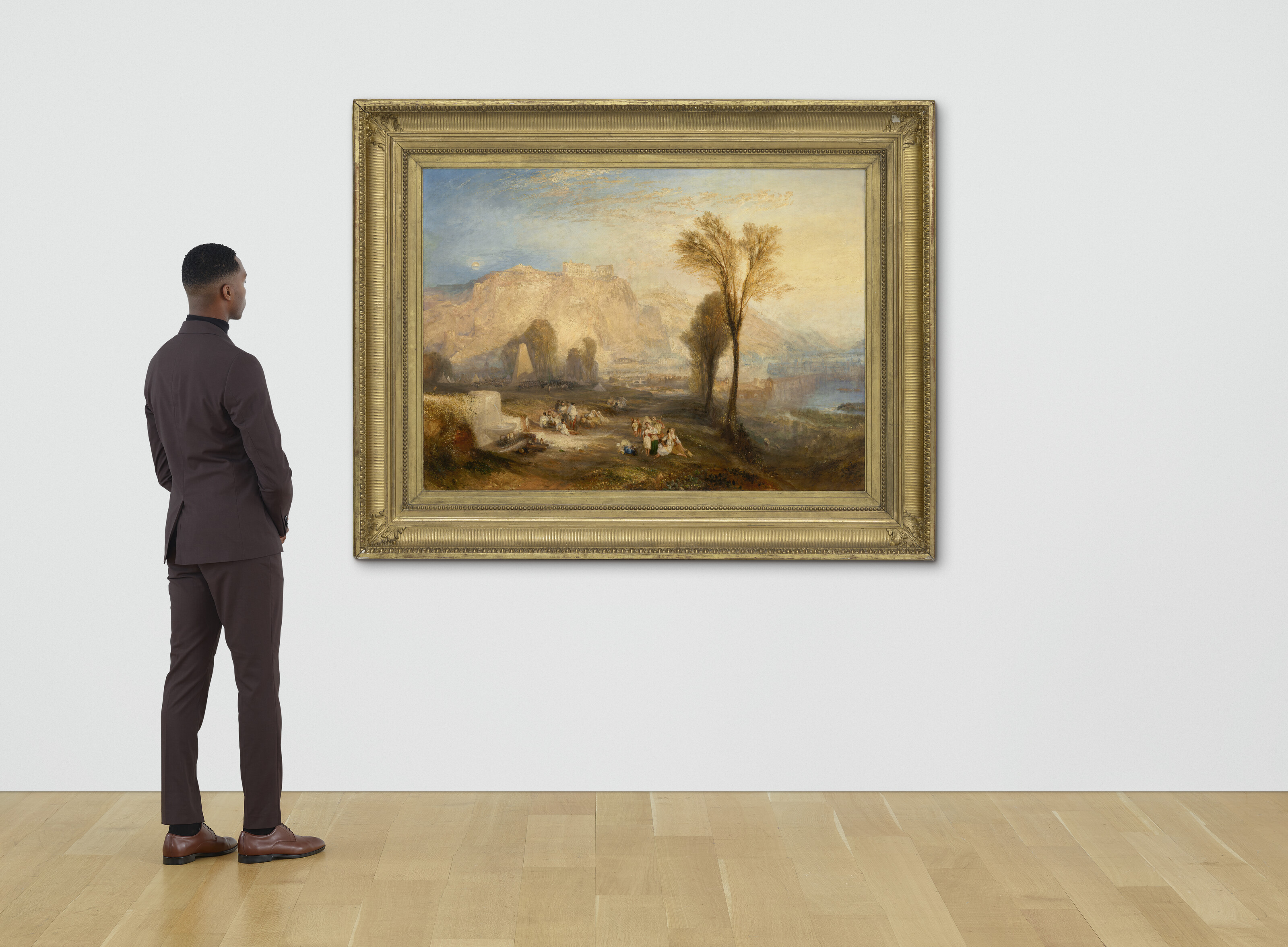 Joseph Mallord William Turner — Эренбрайтштайн, или Светлый камень почета и могила Марсо, из байроновского "Паломничества Чайльд-Гарольда", изображение 5