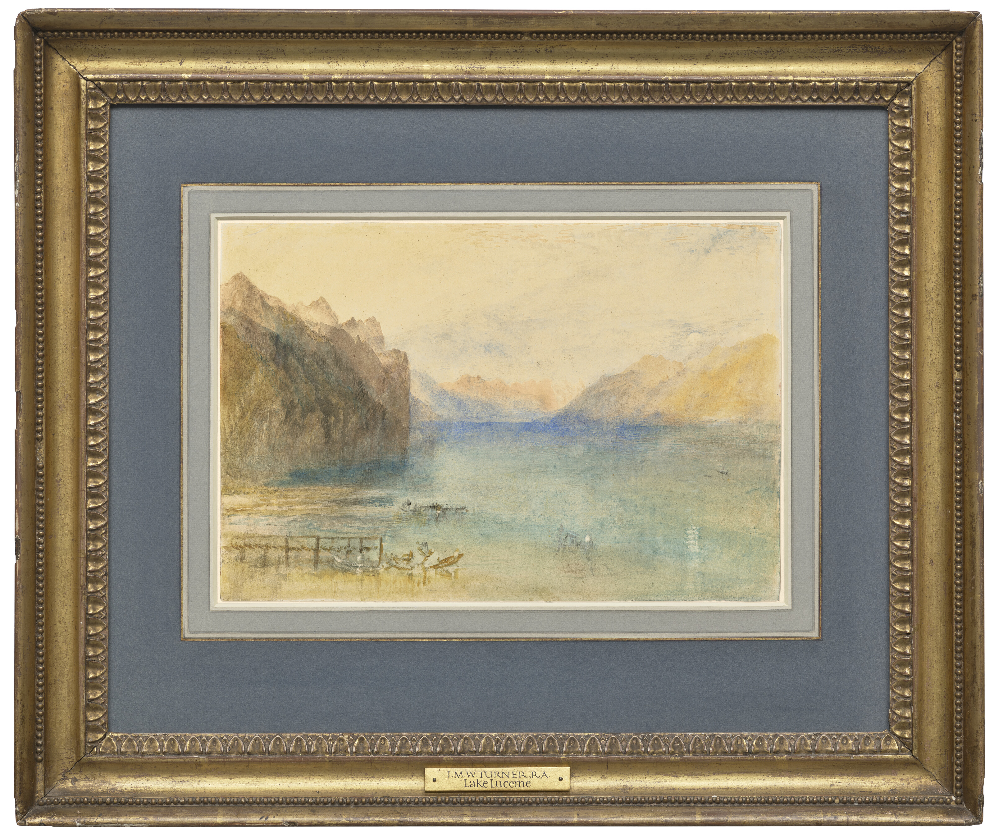 Joseph Mallord William Turner — Озеро Бриенц, освещенное заходящей луной, изображение 2