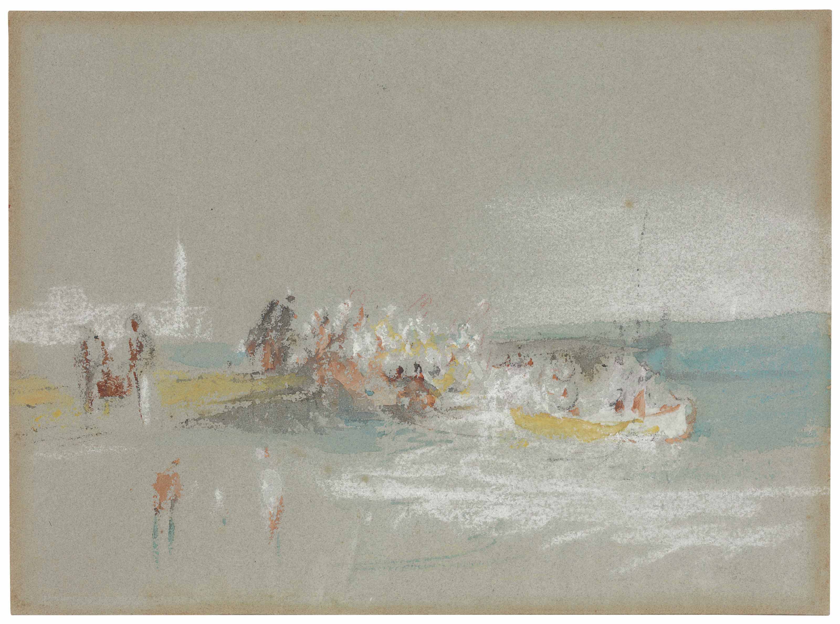Joseph Mallord William Turner — Фигуры на берегу в Маргейте
