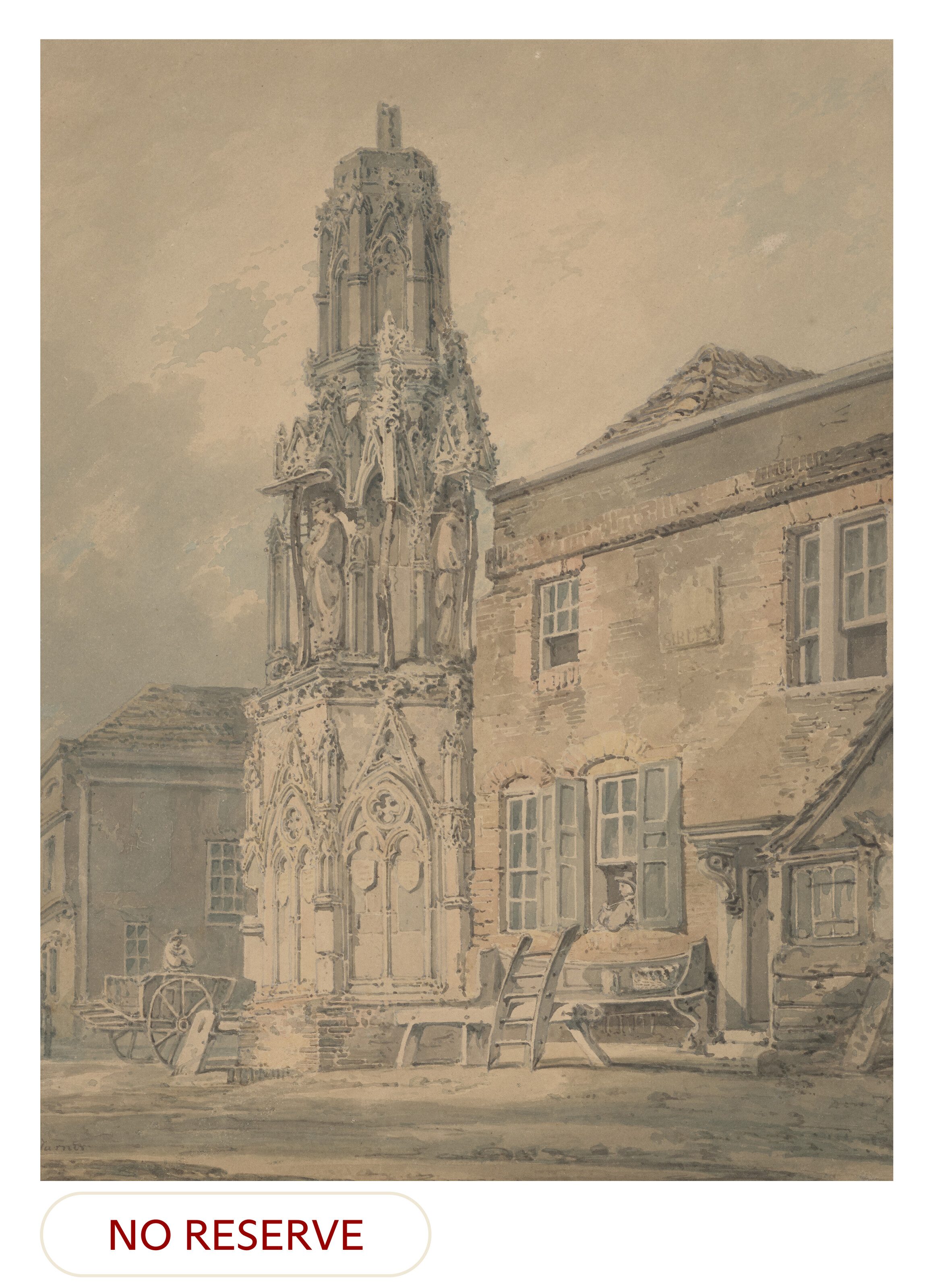 Joseph Mallord William Turner — Крест королевы Элеоноры, Уолтем, Мидлсекс