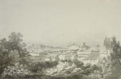 Joseph Mallord William Turner — Вид из садов Корсини, Рим