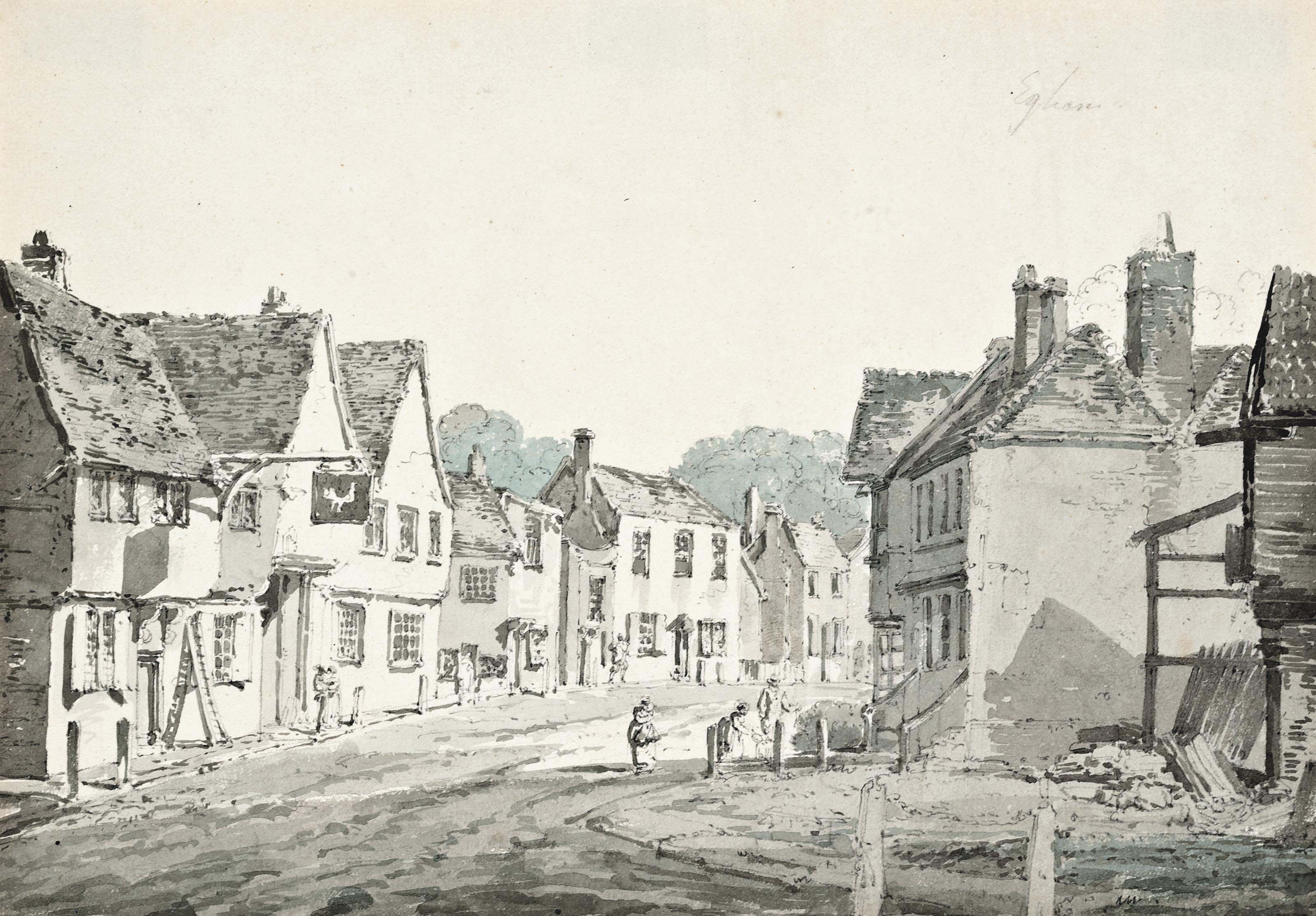 Joseph Mallord William Turner — Главная улица в Эгеме, графство Суррей
